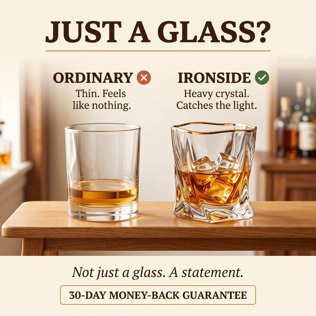 Japanese Crystal Whiskey Glass – Hoshi Gold