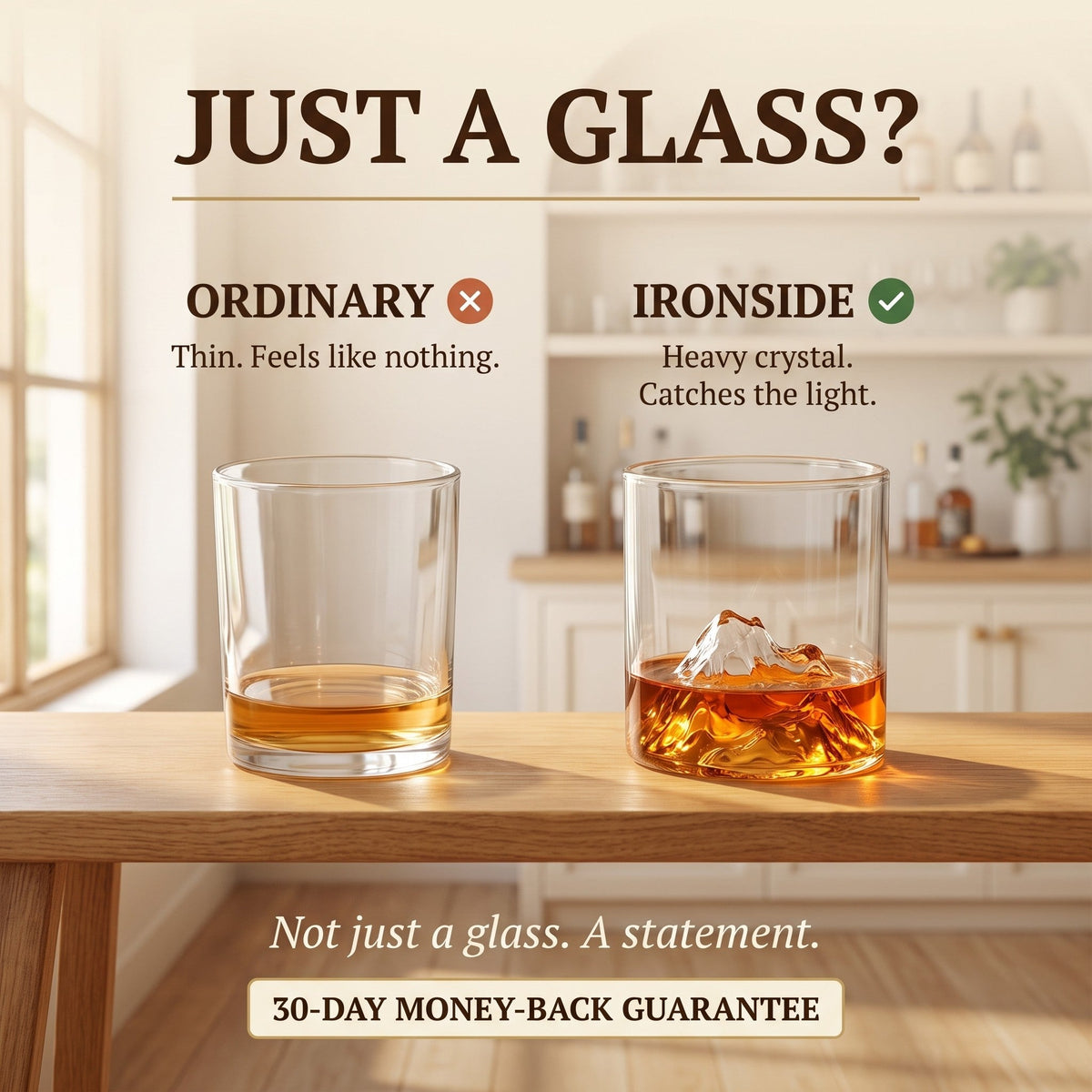 Japanese Crystal Whiskey Glass – Mount Fuji