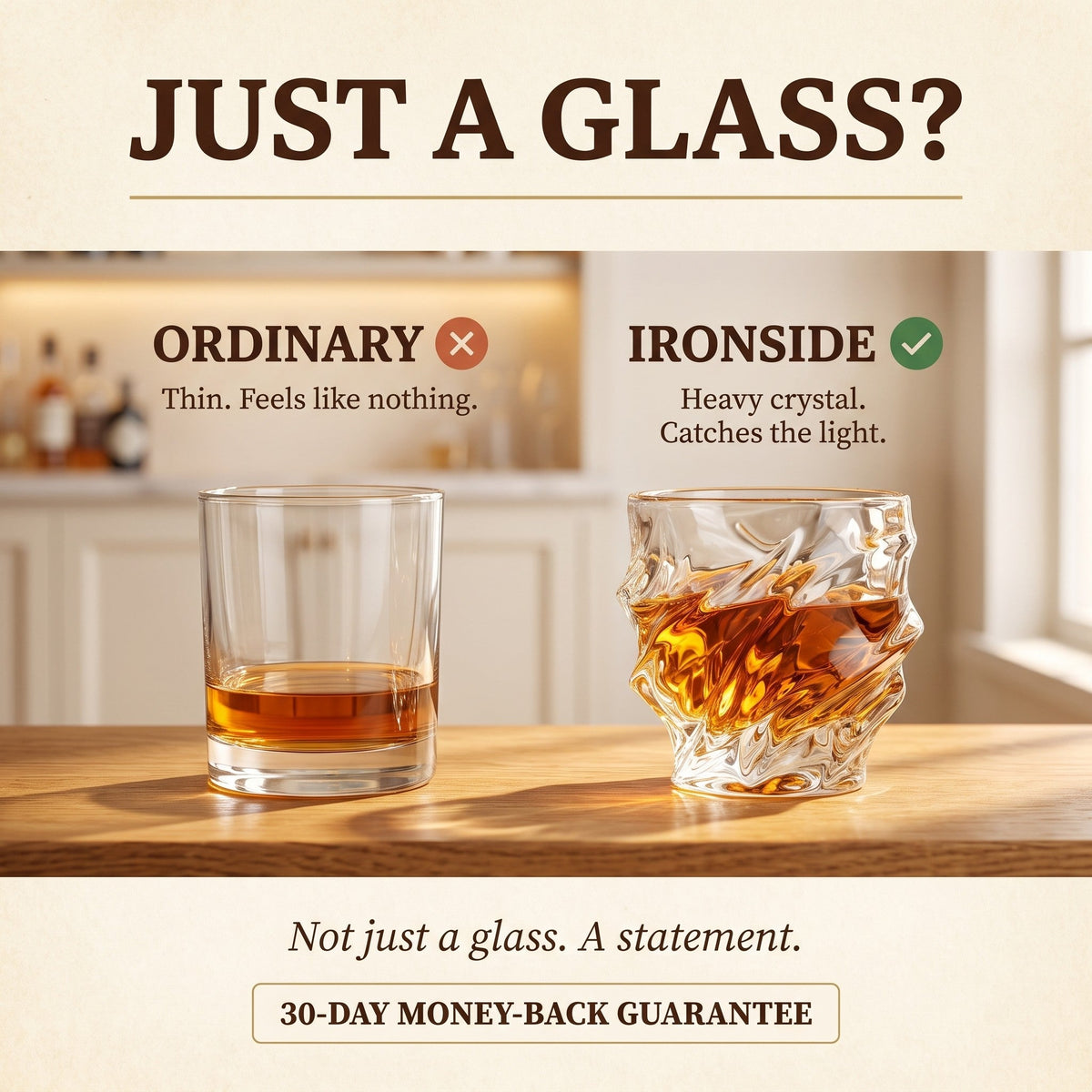 Japanese Crystal Whiskey Glass – Nami