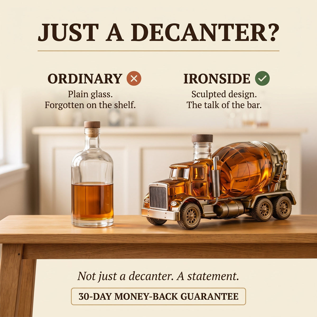 Whiskey Decanter – Big Rig Truck