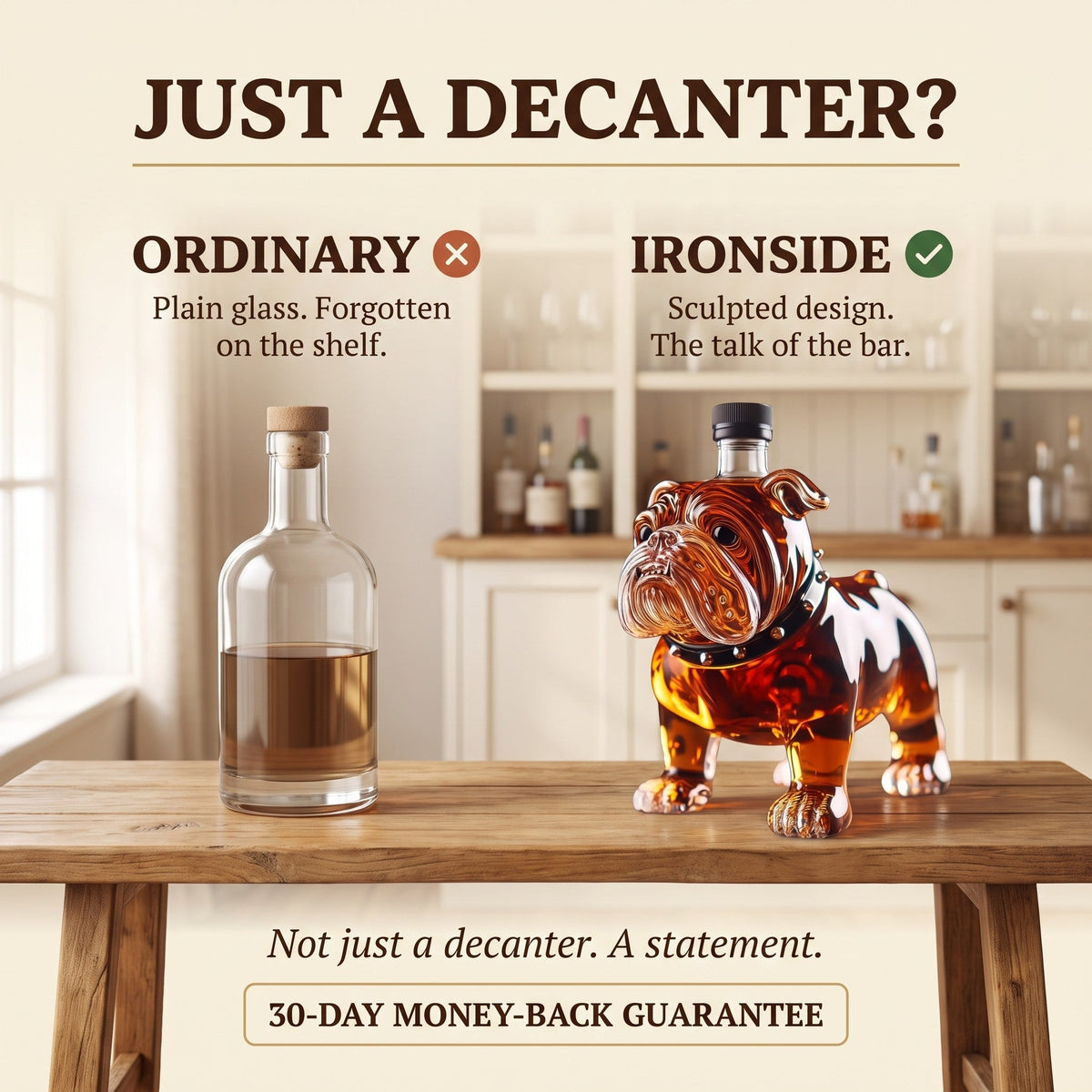Whiskey Decanter – Bulldog