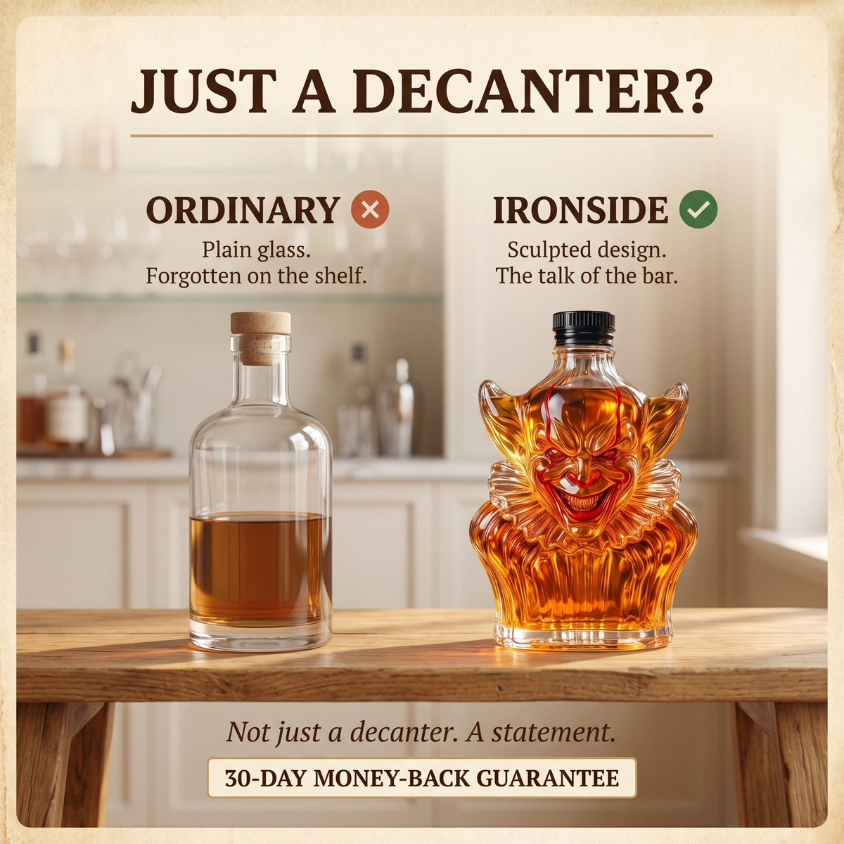 Whiskey Decanter – Clown