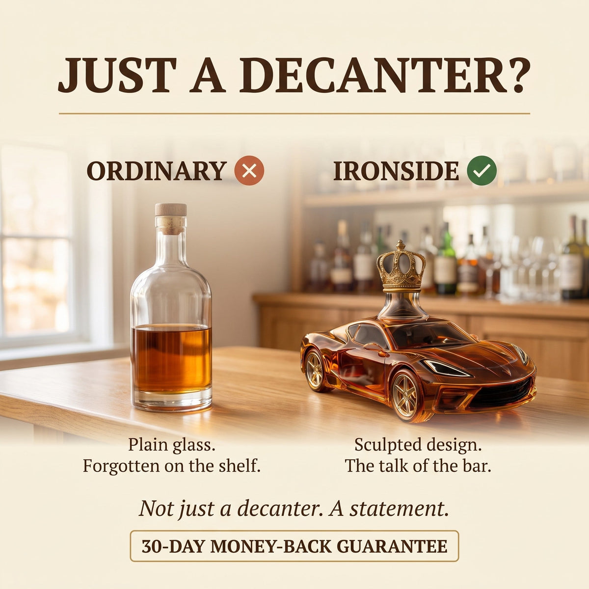 Whiskey Decanter – Corvette