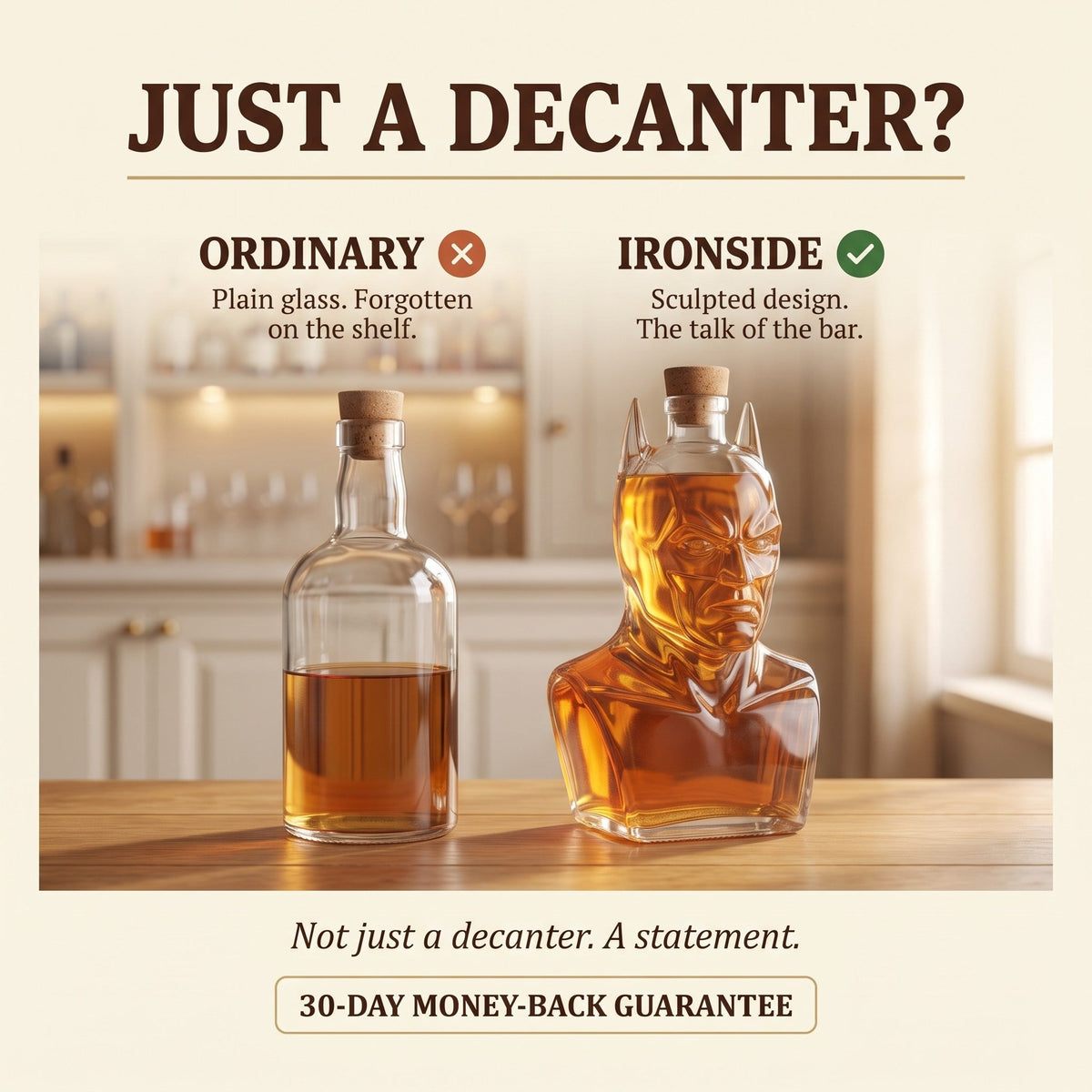 Whiskey Decanter – Dark Knight
