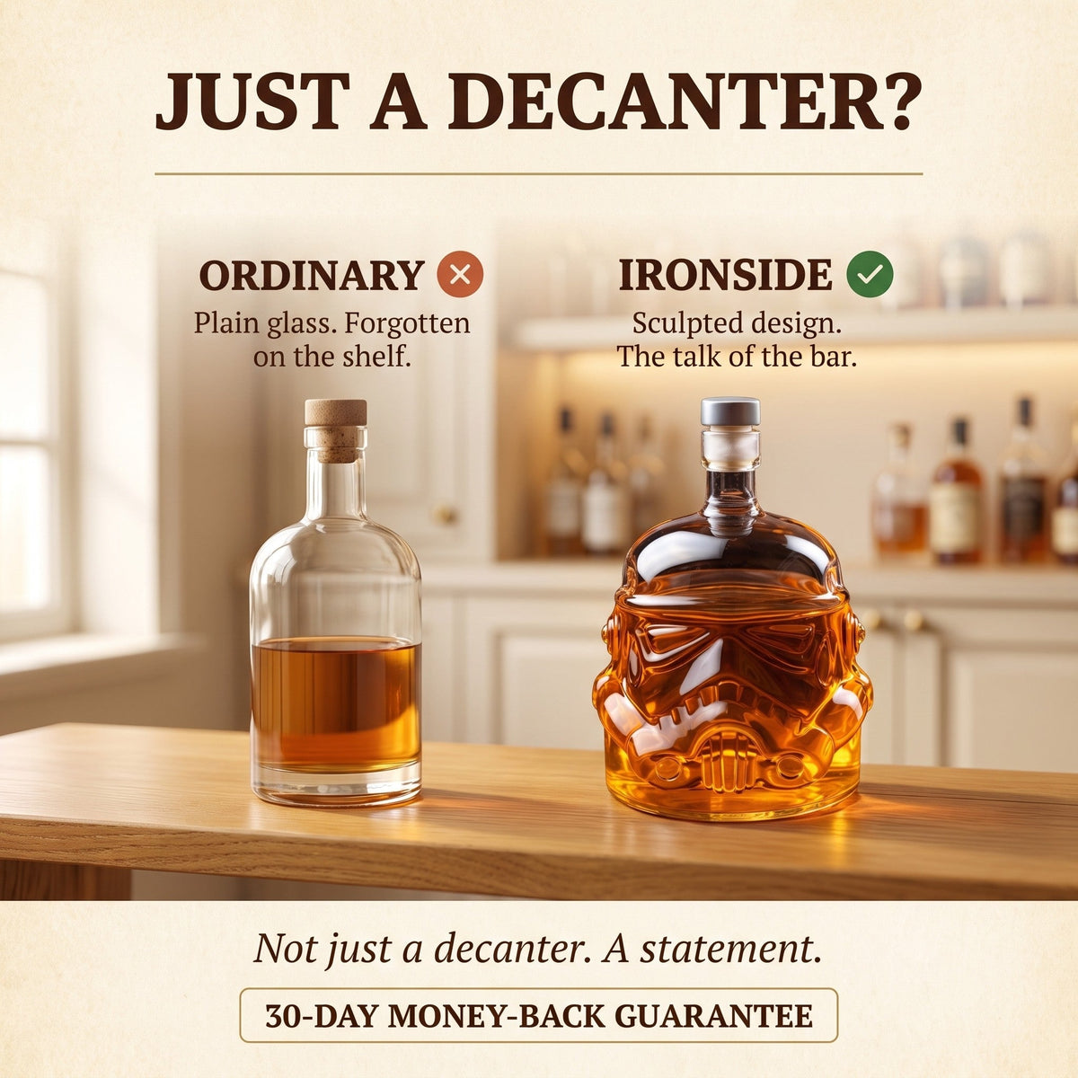 Whiskey Decanter – Decanter & Glasses Set