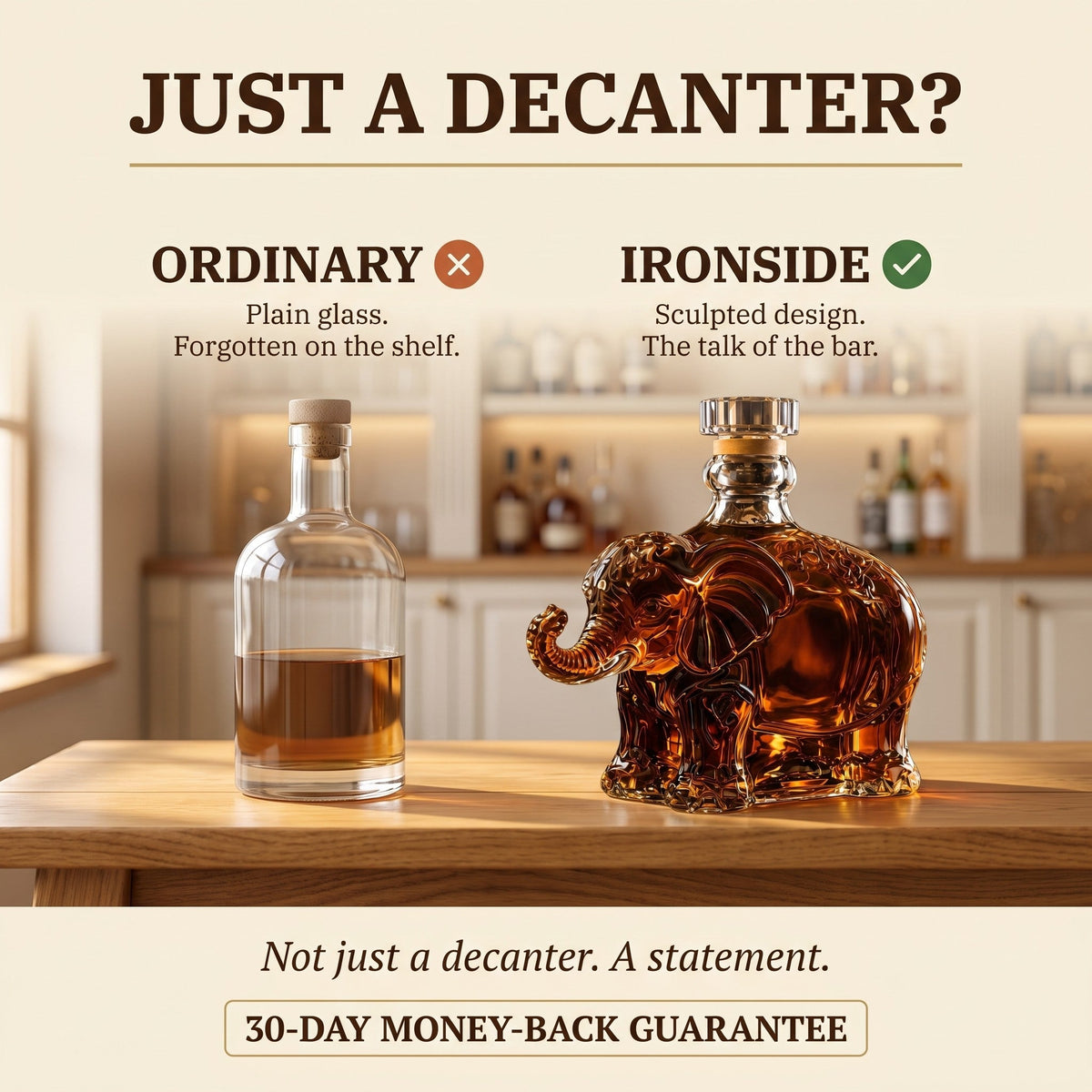 Whiskey Decanter – Elephant