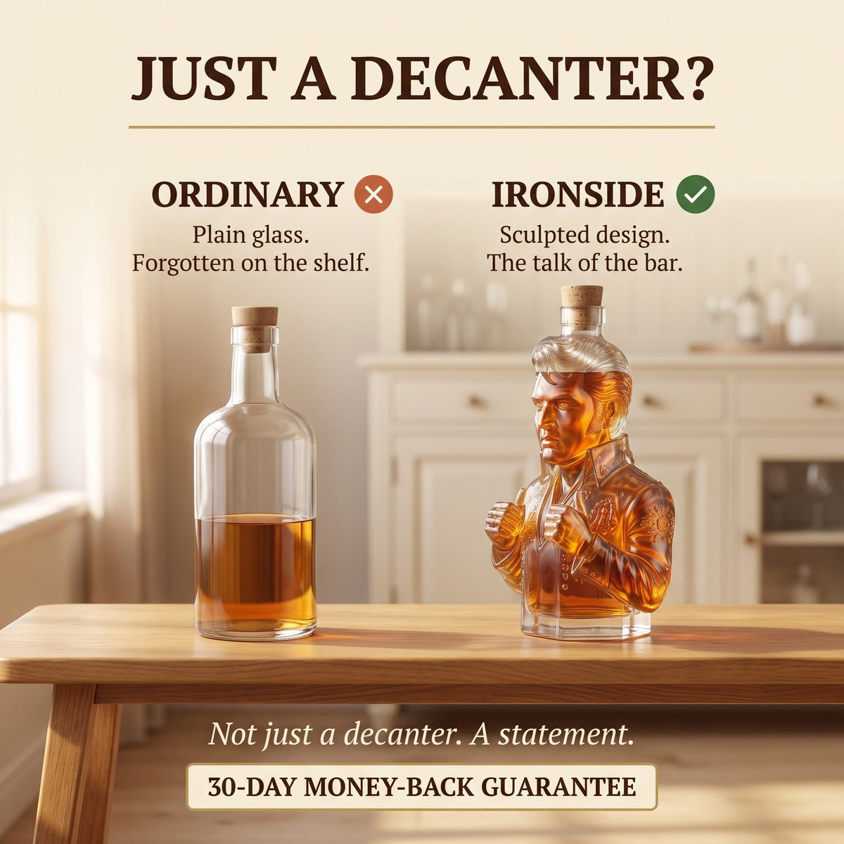 Whiskey Decanter – Elvis