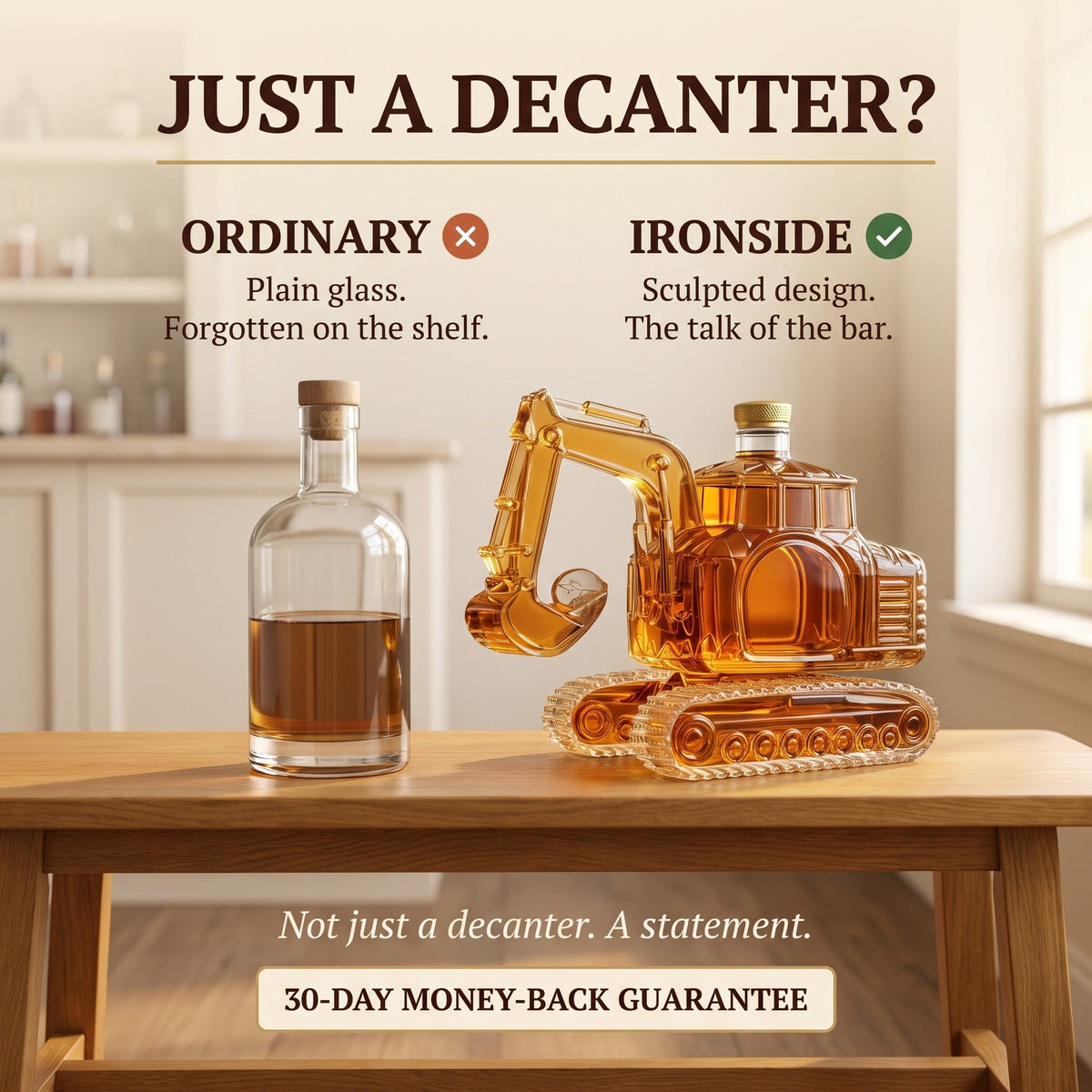 Whiskey Decanter – Excavator