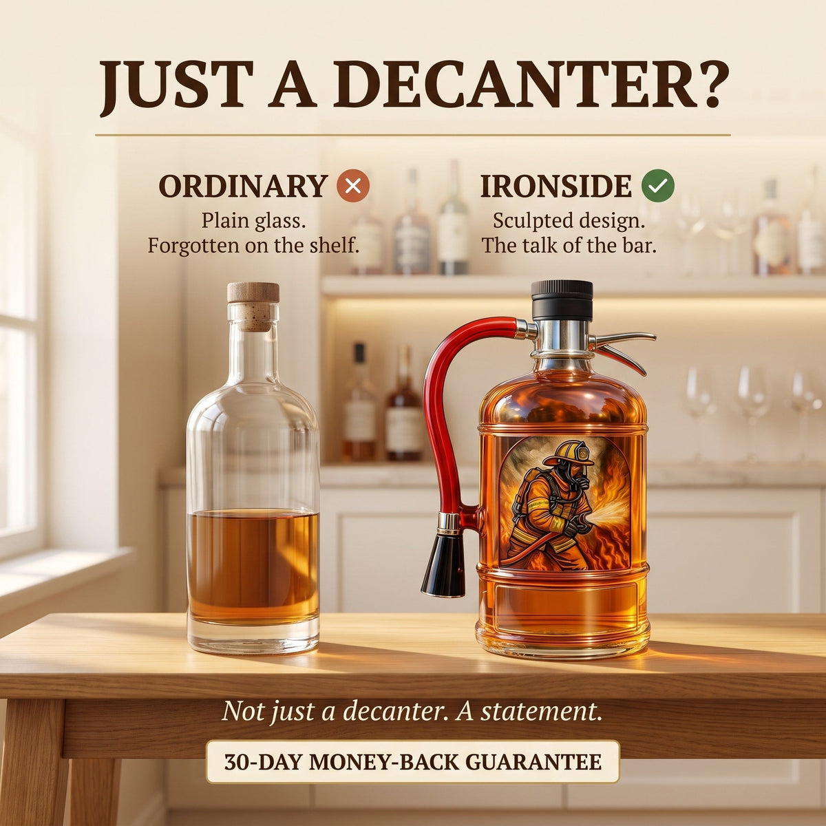 Whiskey Decanter – Fire Extinguisher