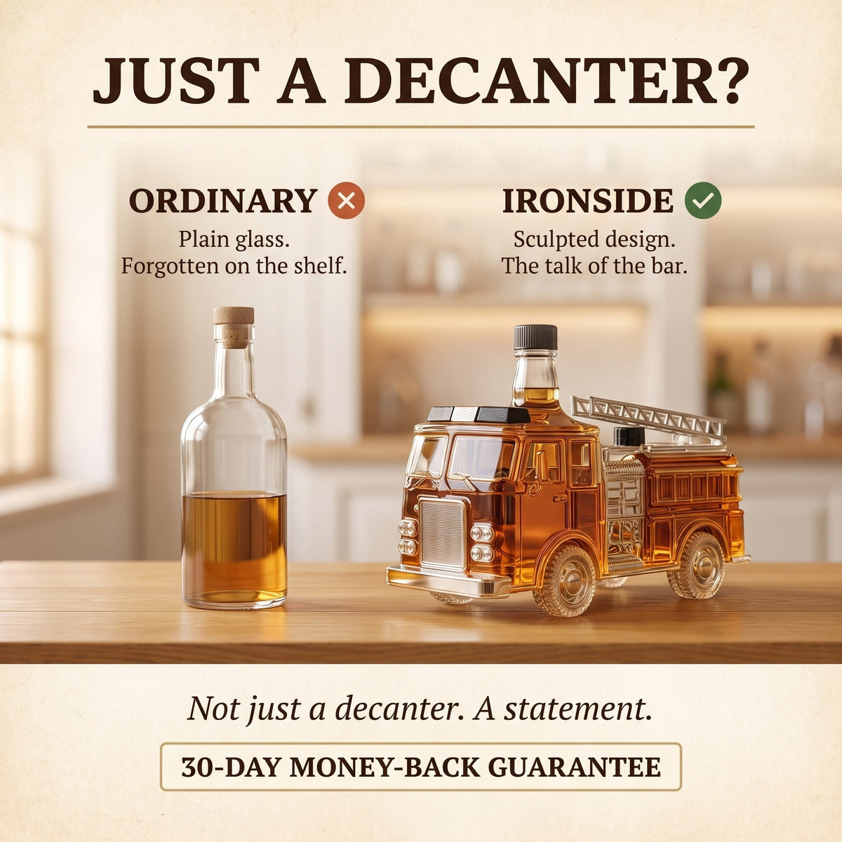 Whiskey Decanter – Fire Truck