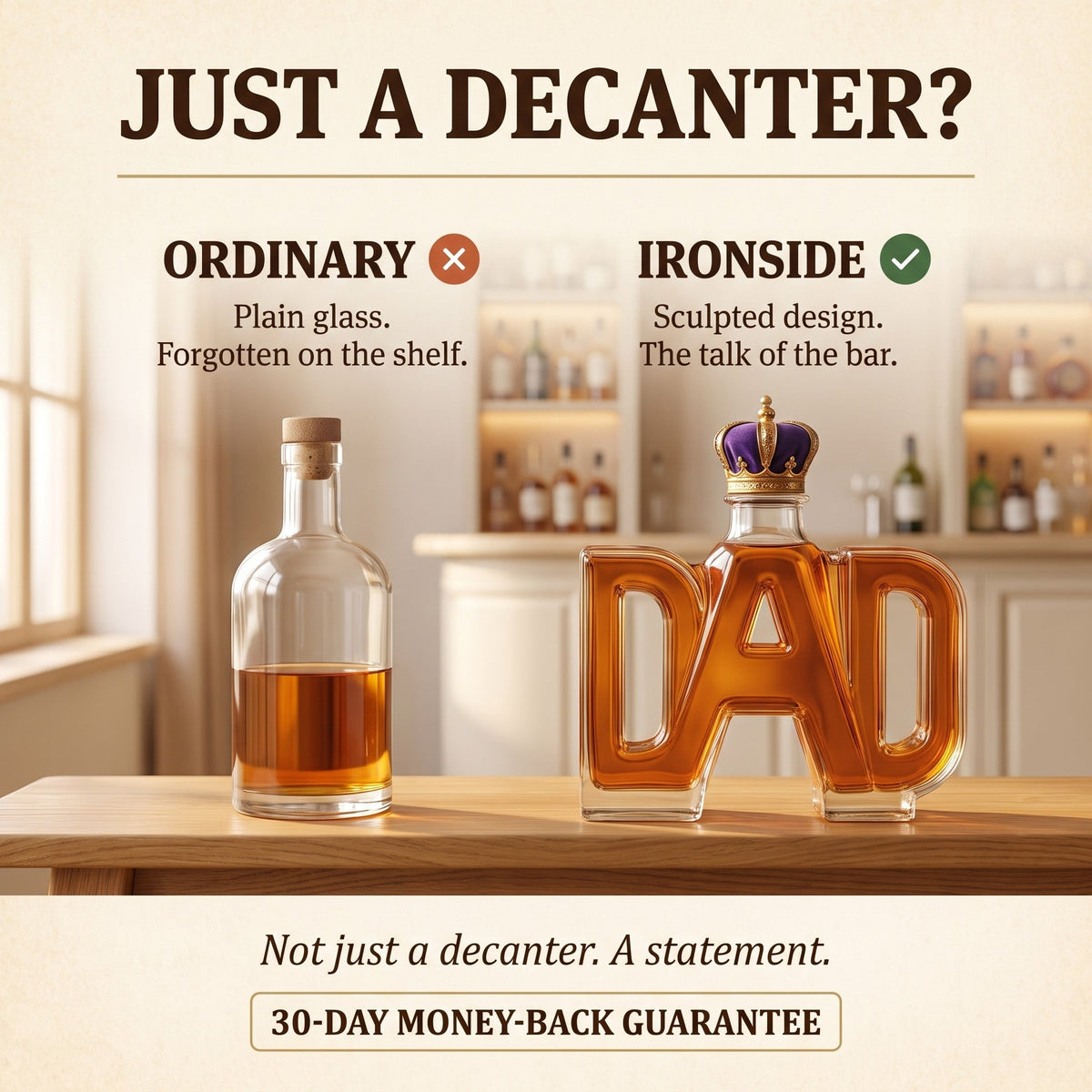 Whiskey Decanter – For Dad