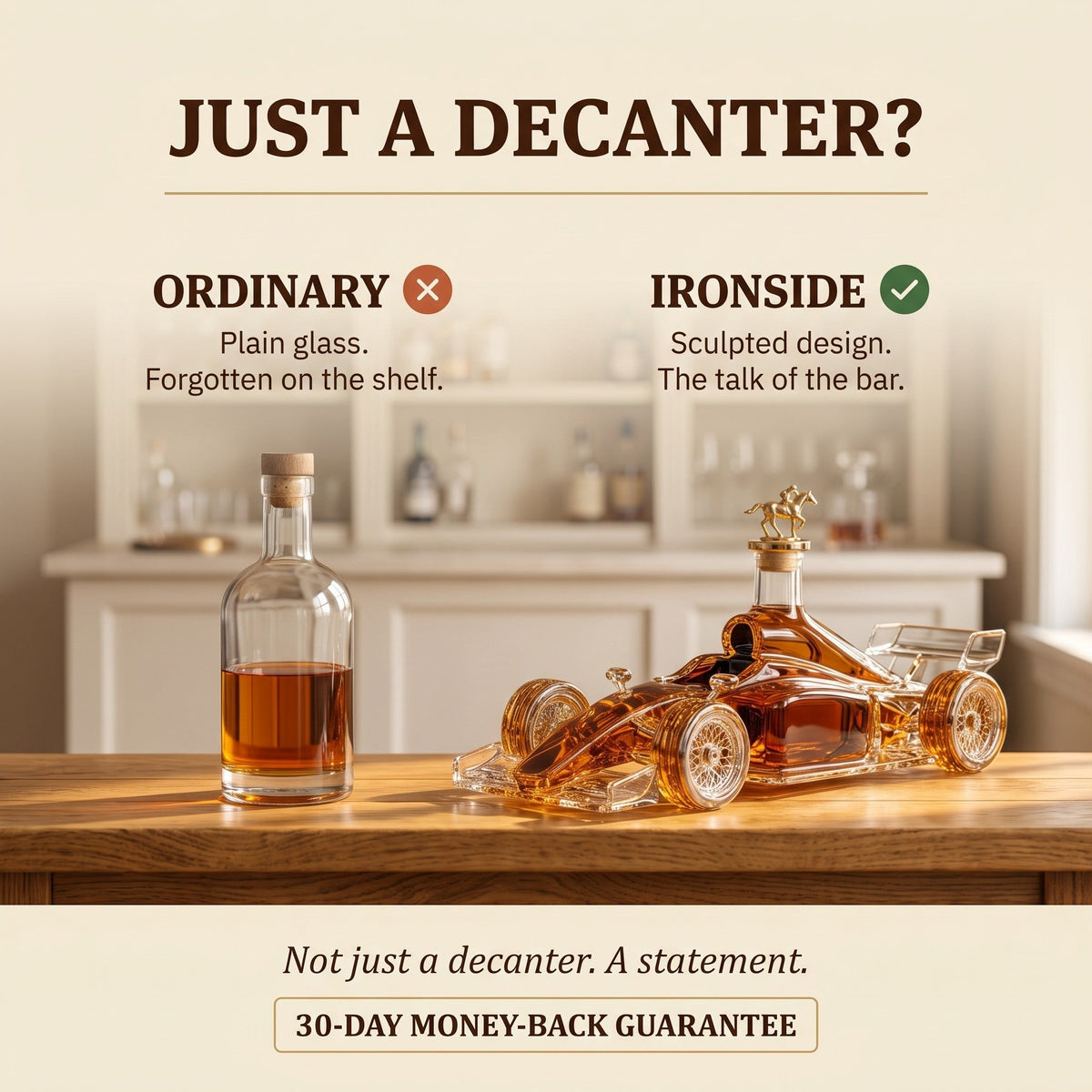 Whiskey Decanter – Formula Racer