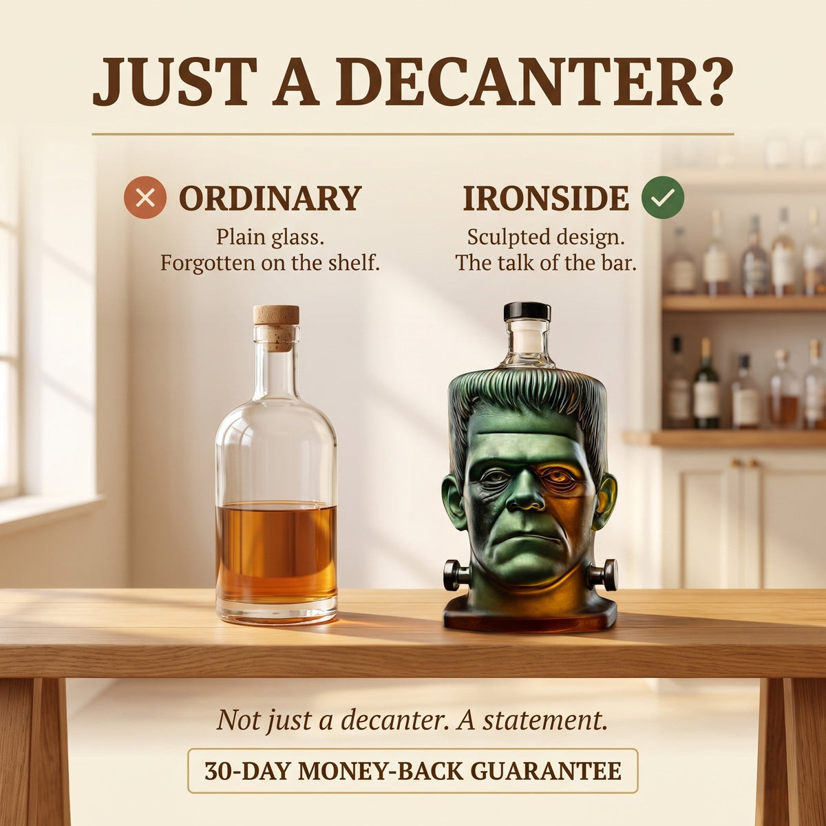 Whiskey Decanter – Frankenstein