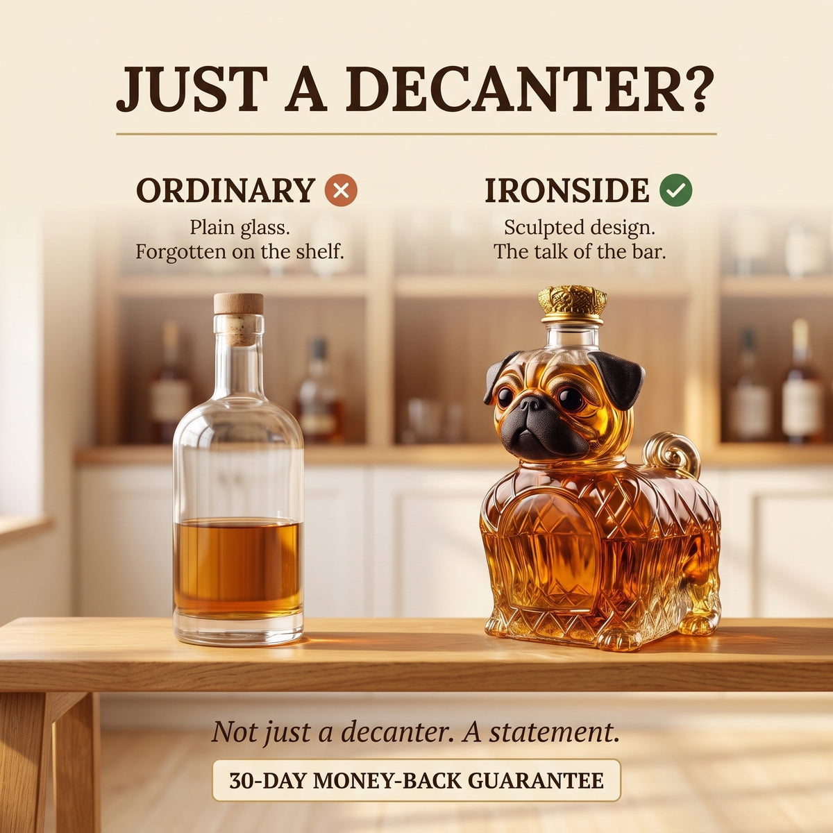 Whiskey Decanter – French Bulldog