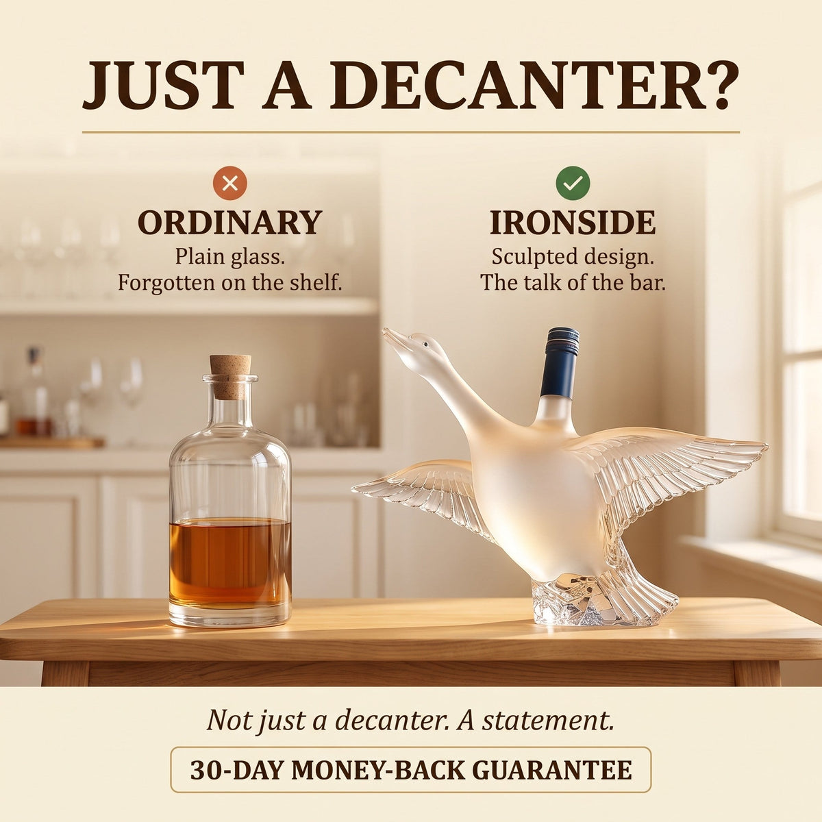 Whiskey Decanter – Goose