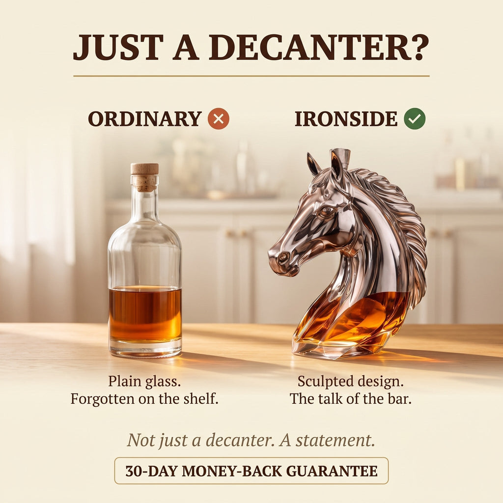 Whiskey Decanter – Horse Head