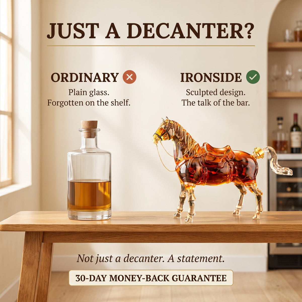 Whiskey Decanter – Horse