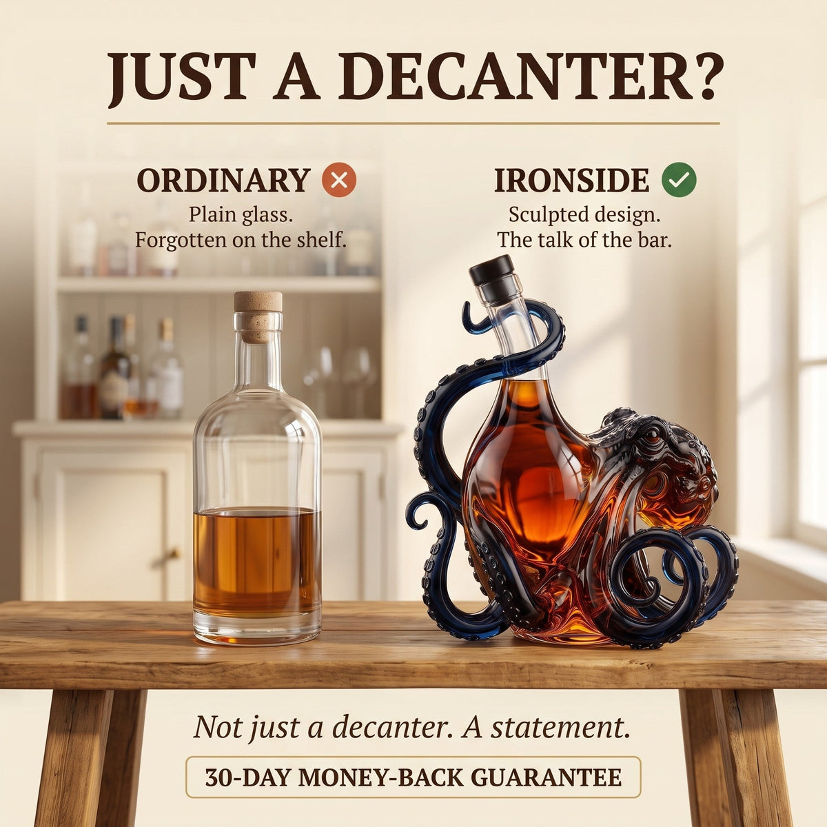 Whiskey Decanter – Kraken