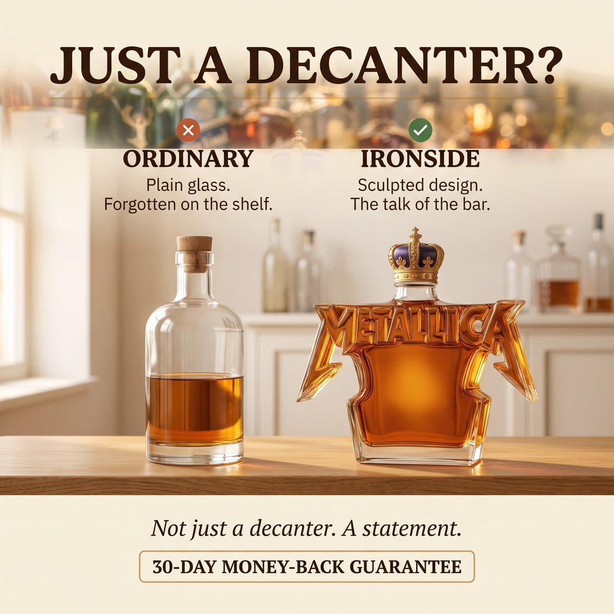 Whiskey Decanter – Lightning Bolt