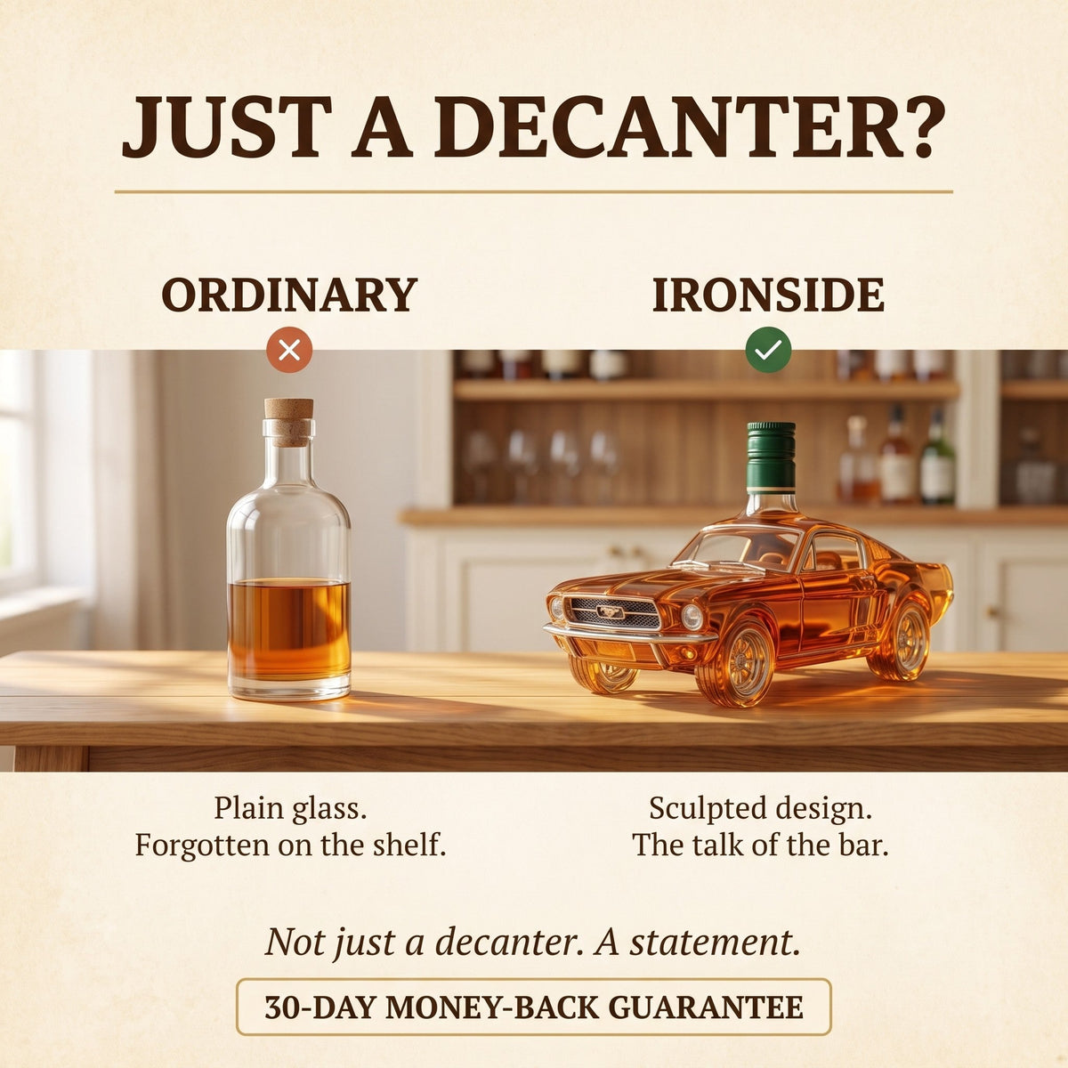 Whiskey Decanter – Muscle Car