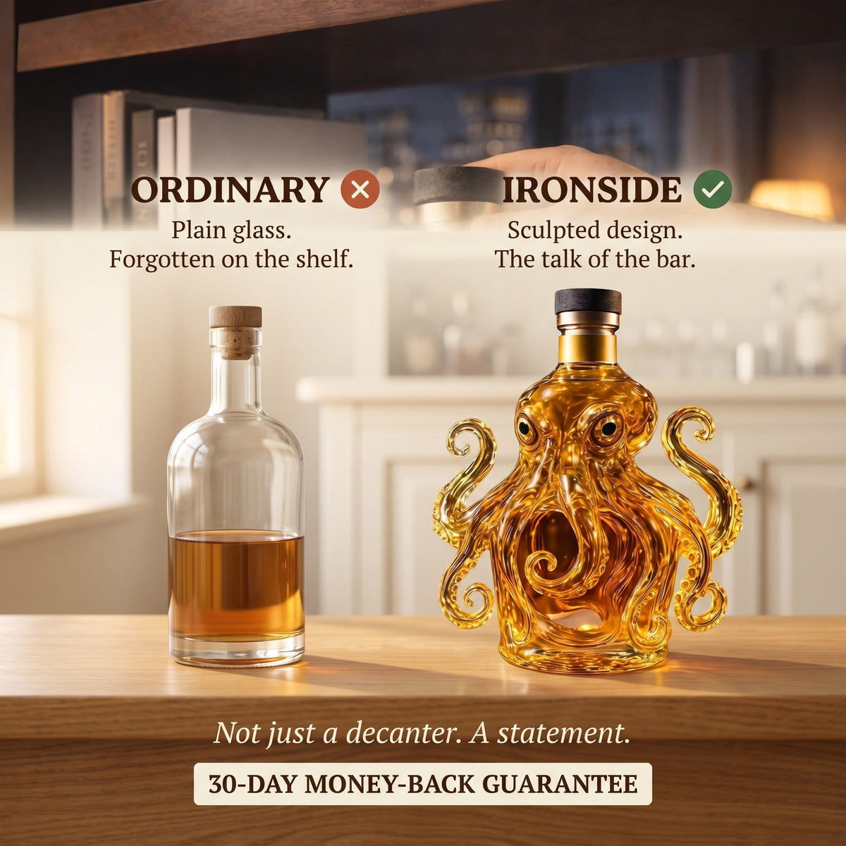 Whiskey Decanter – Octopus