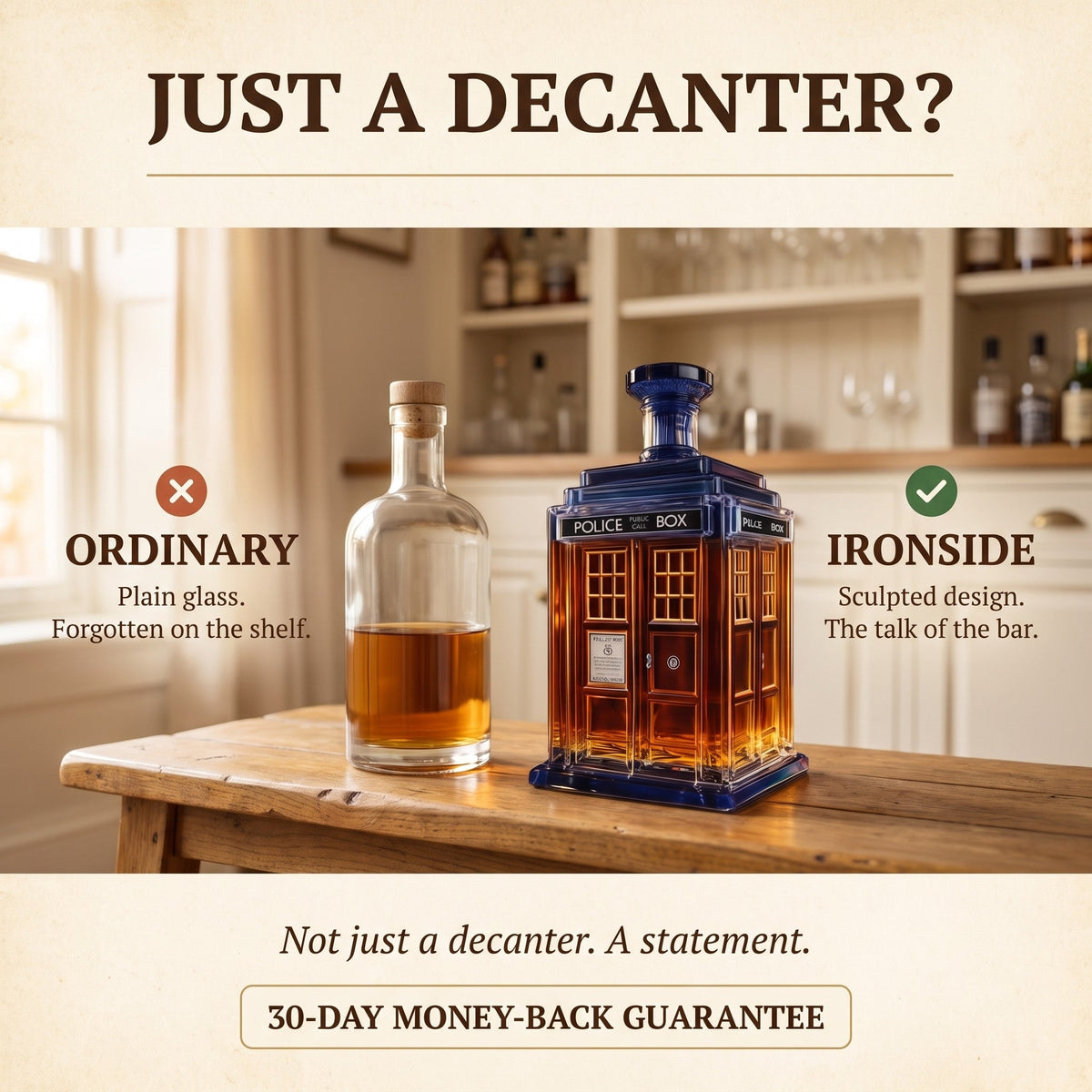 Whiskey Decanter – Police Box