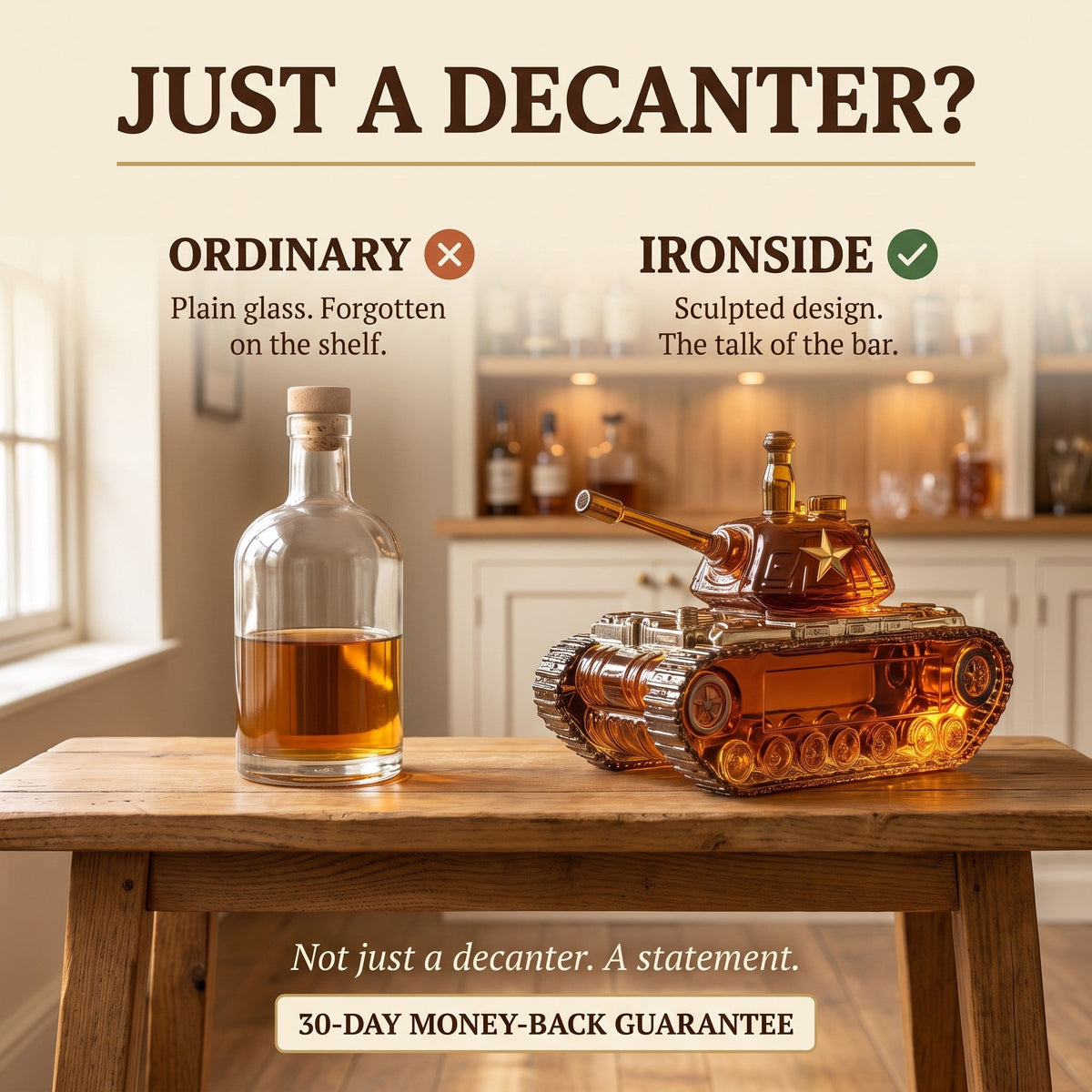 Whiskey Decanter – Tank