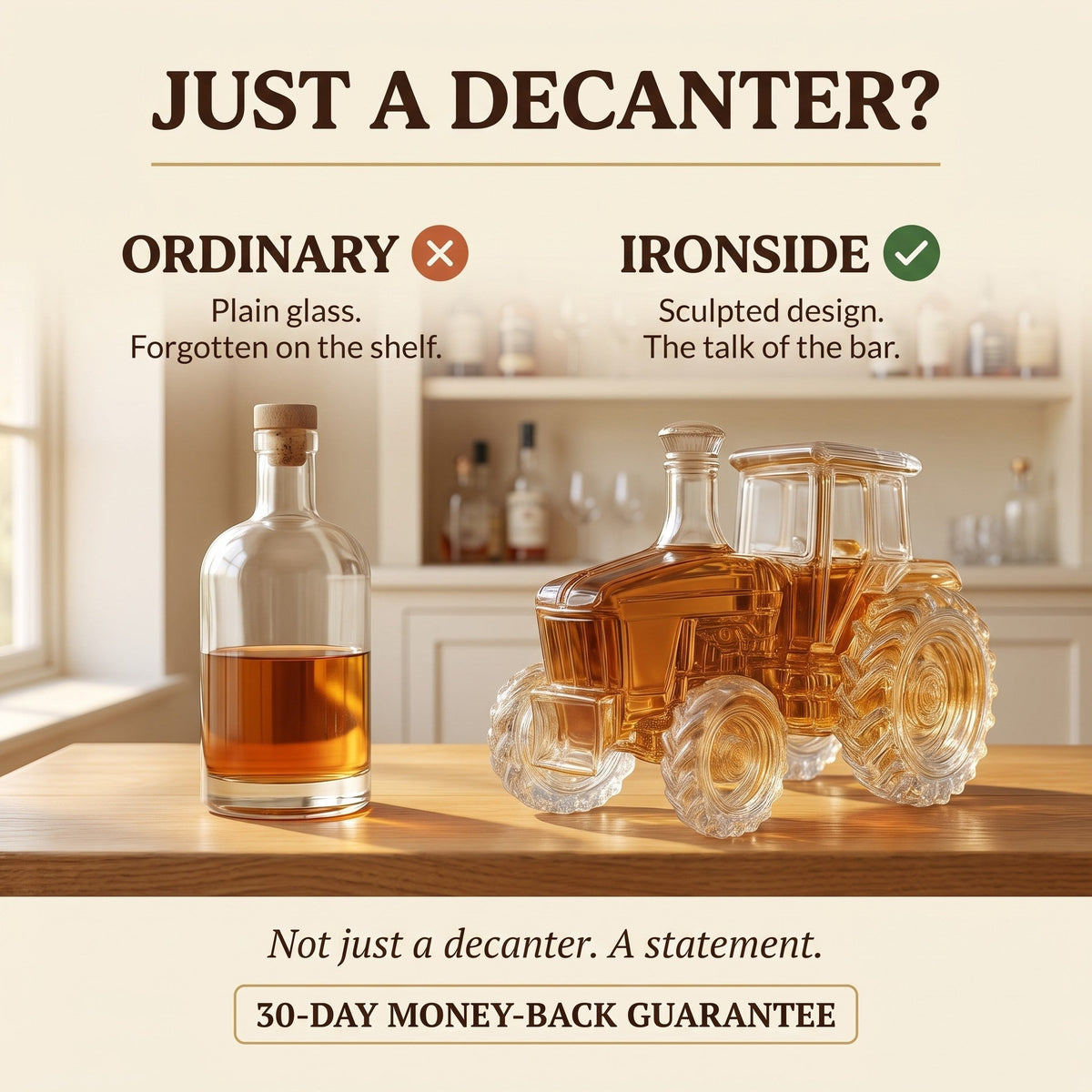 Whiskey Decanter – Tractor 4020