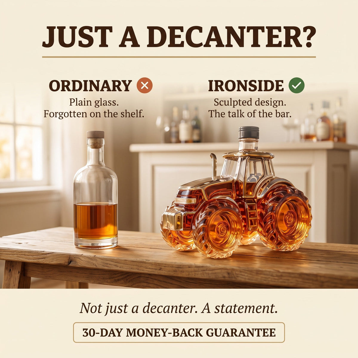 Whiskey Decanter – Tractor No.7