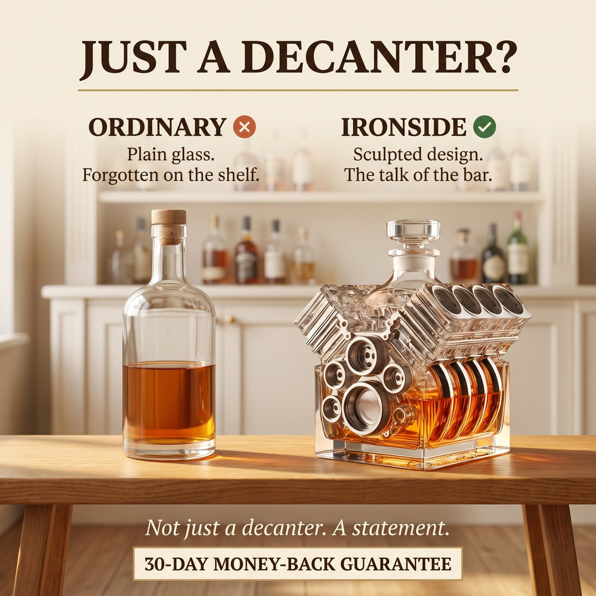 Whiskey Decanter – V8 Engine