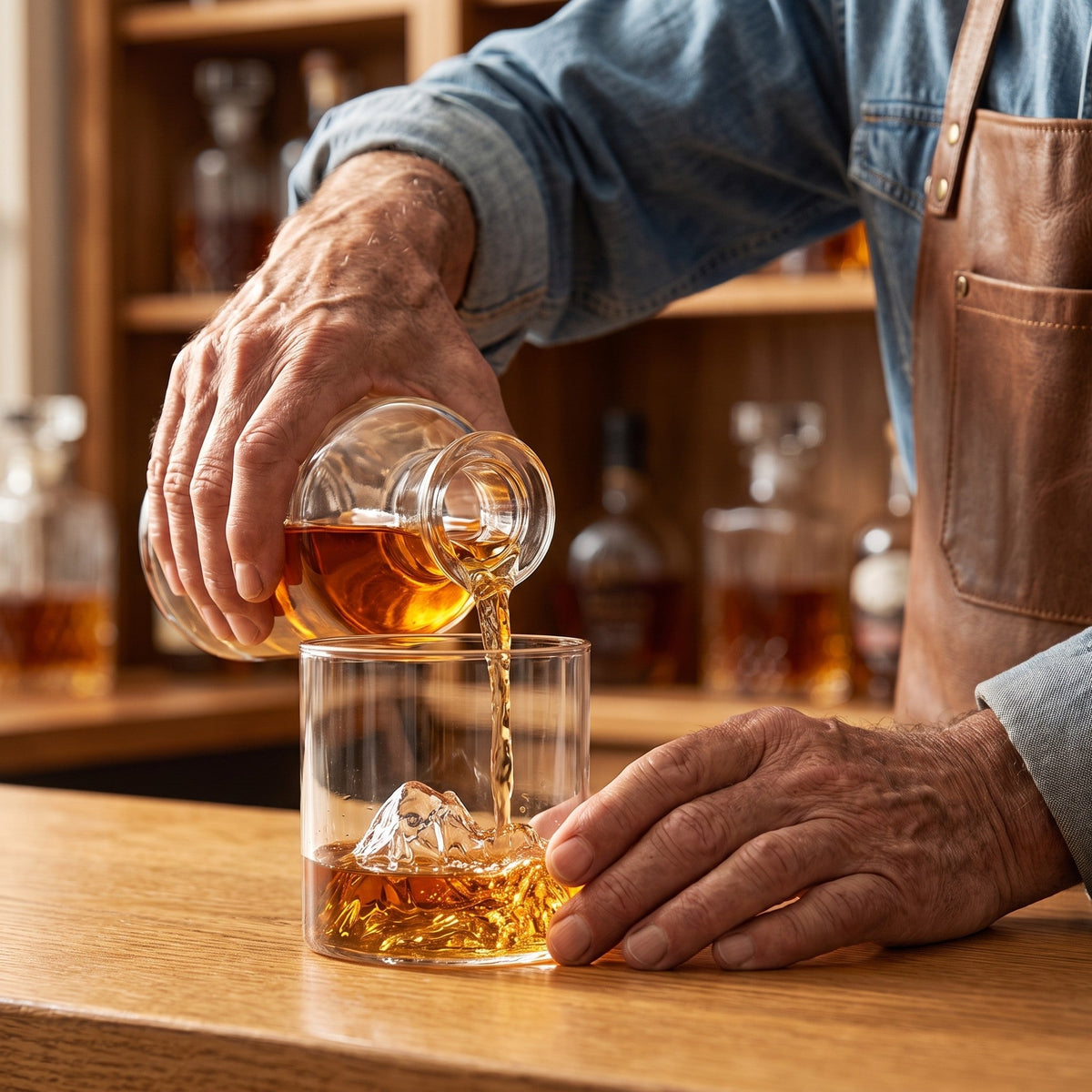 Japanese Crystal Whiskey Glass – Mount Fuji
