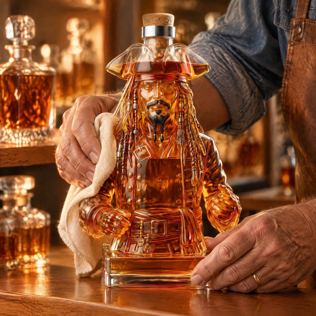 Whiskey Decanter – Captain