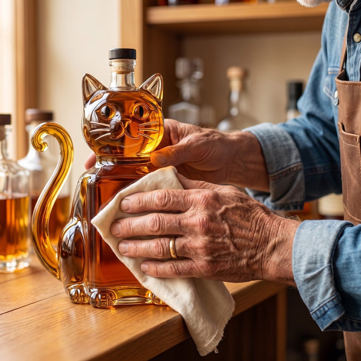 Whiskey Decanter – Cat