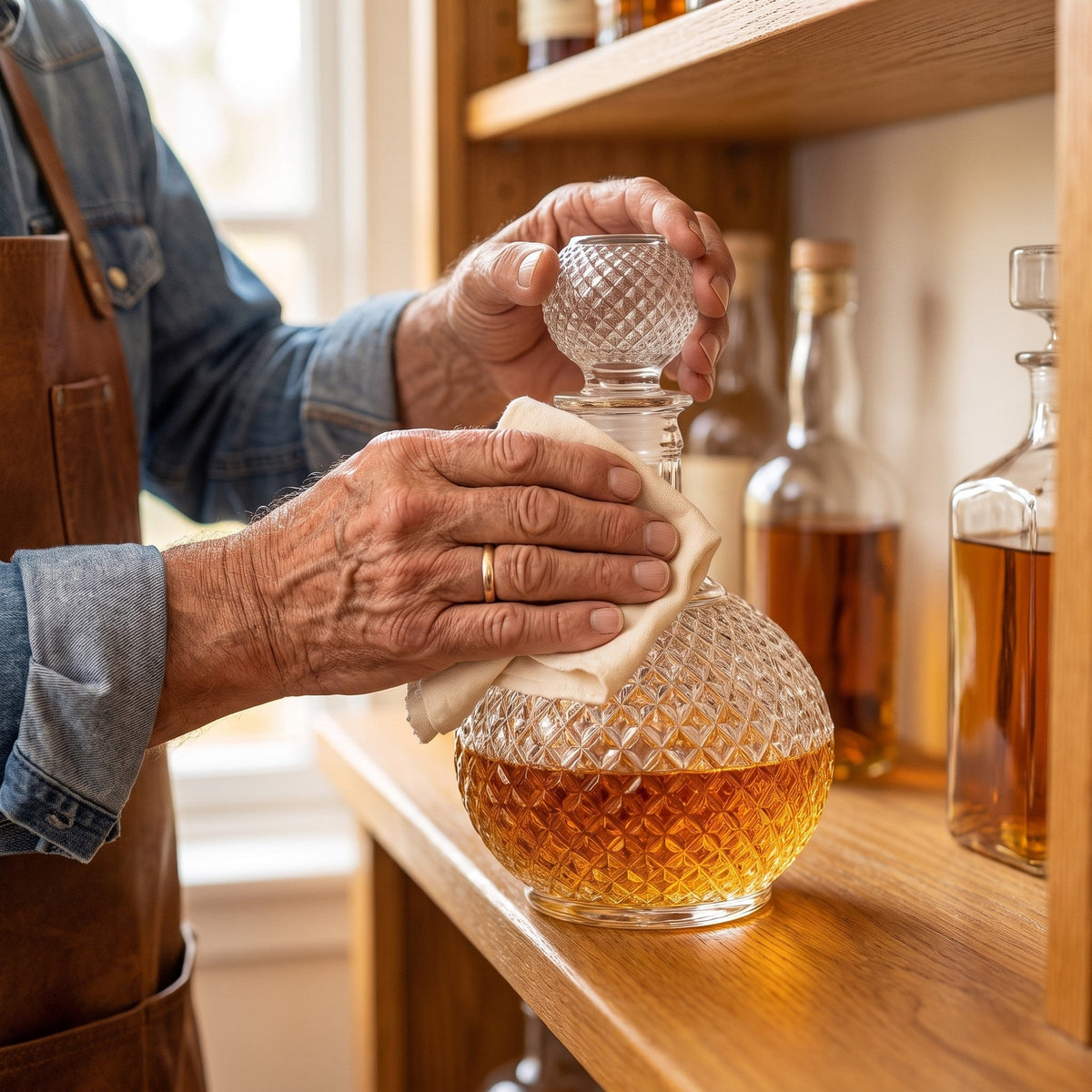 Whiskey Decanter – Diamond Cut