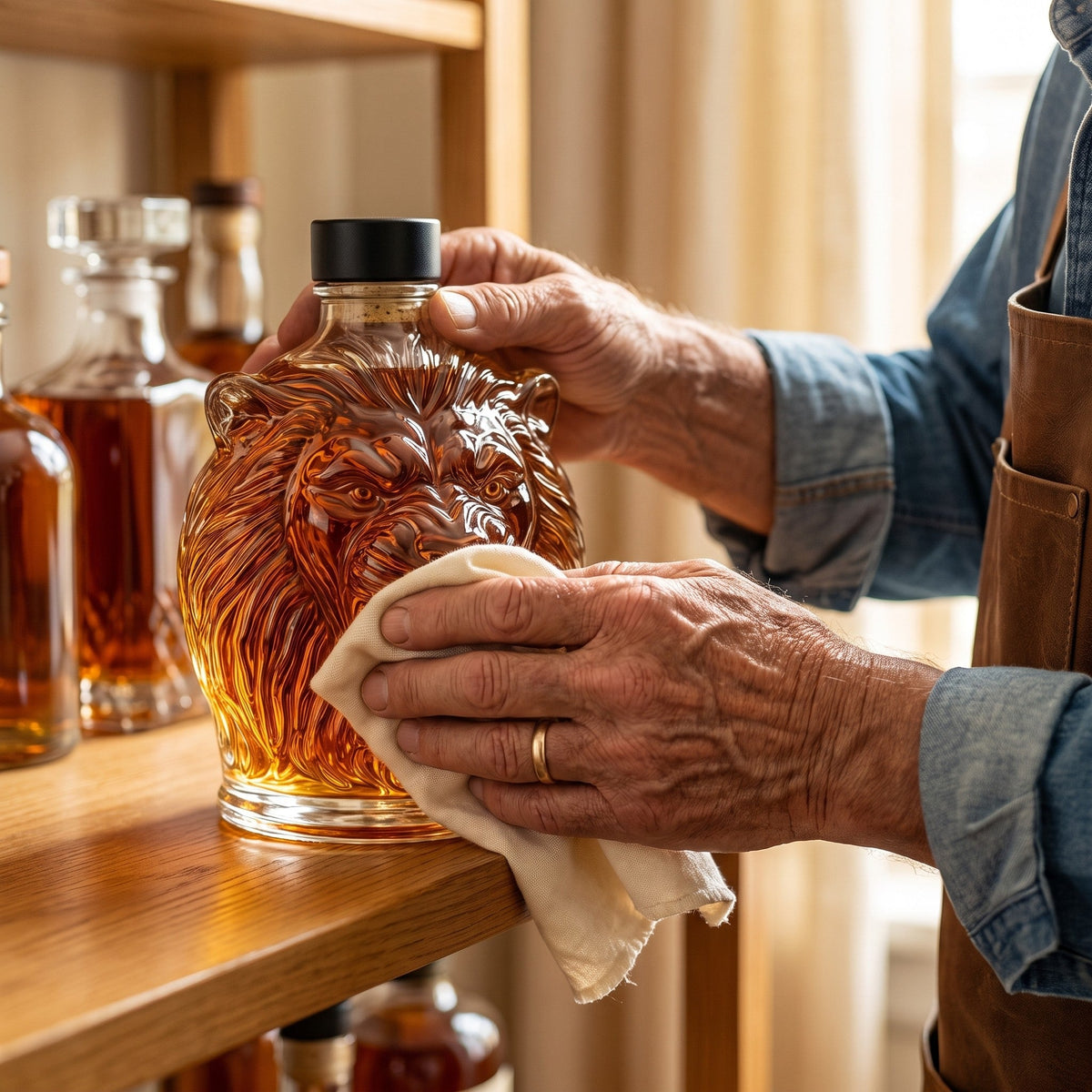 Whiskey Decanter – Lion