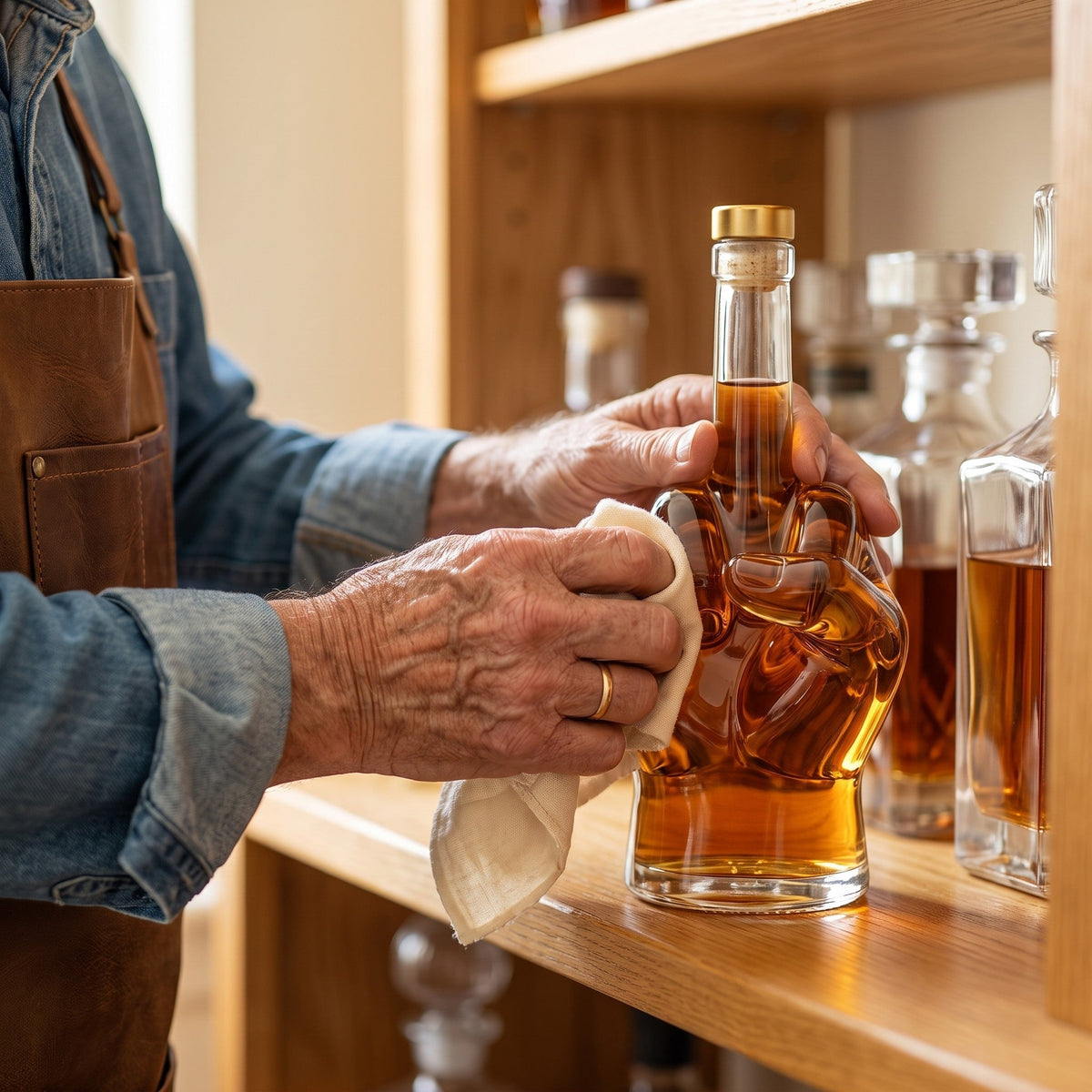 Whiskey Decanter – Middle Finger