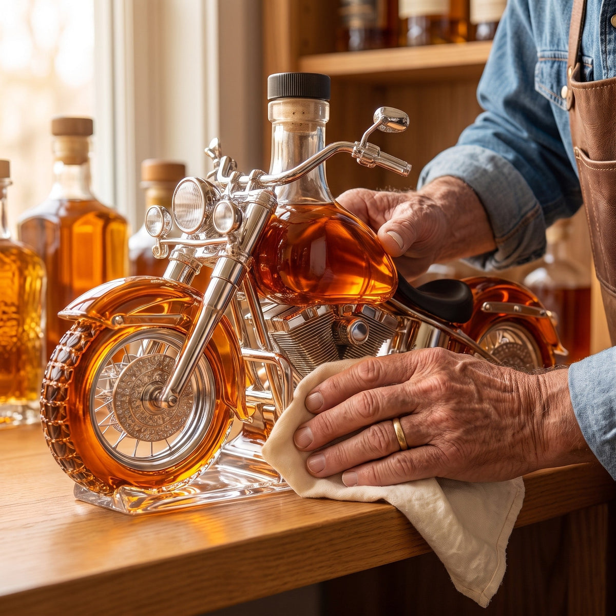 Whiskey Decanter – Motorcycle