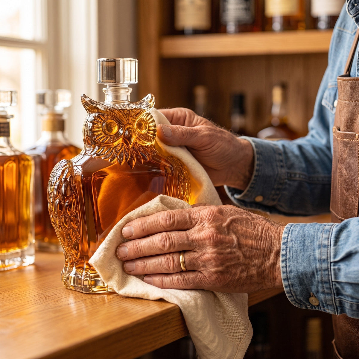 Whiskey Decanter – Owl