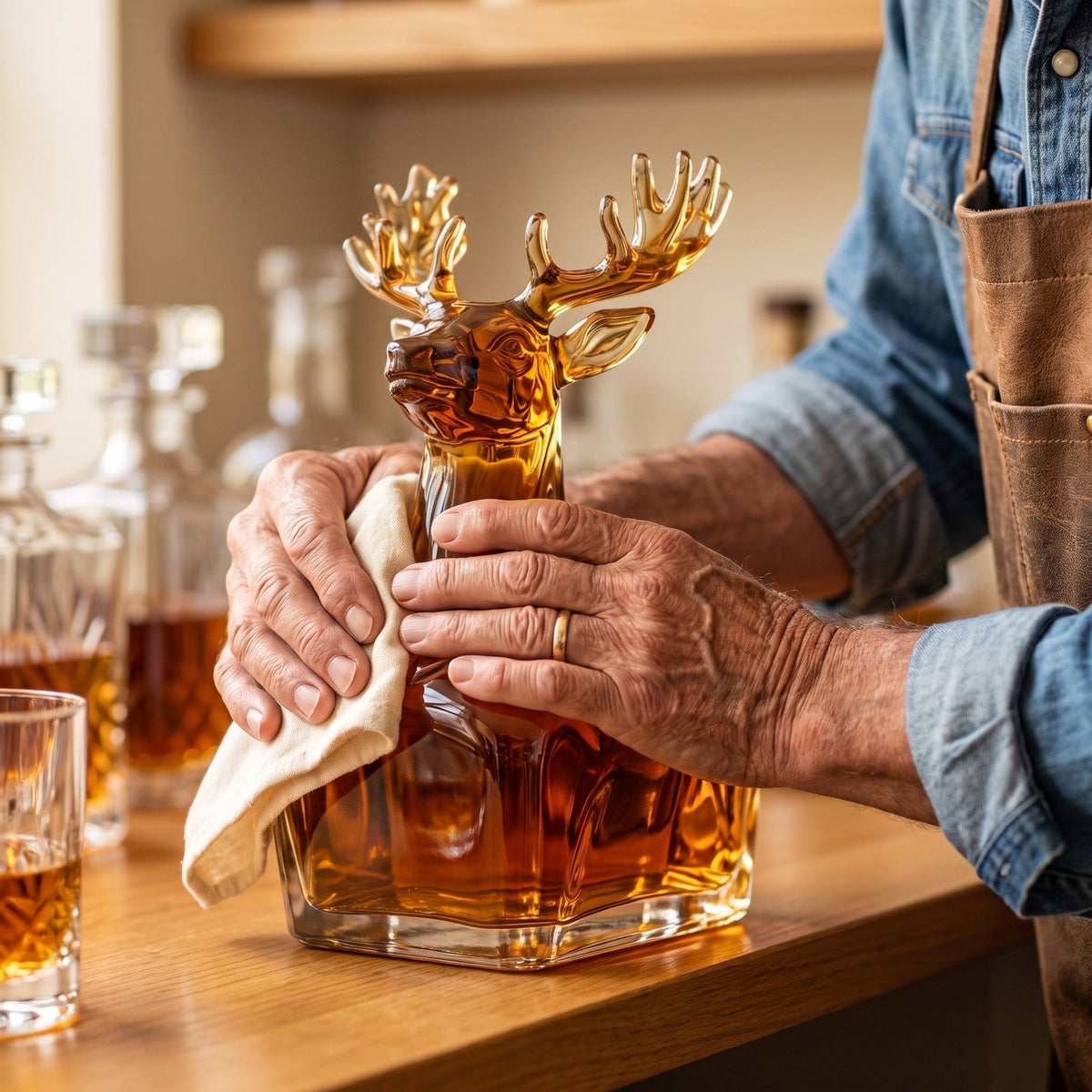 Whiskey Decanter – Reindeer