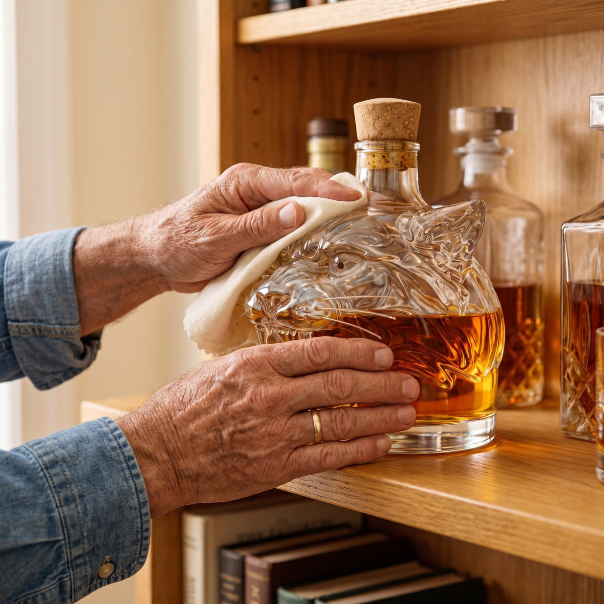 Whiskey Decanter – Tiger