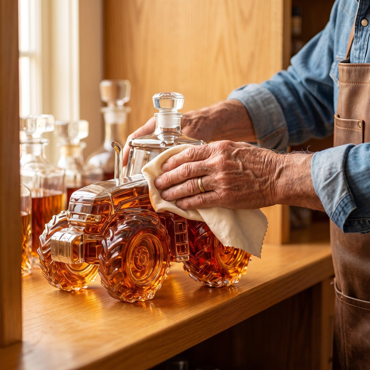 Whiskey Decanter – Tractor