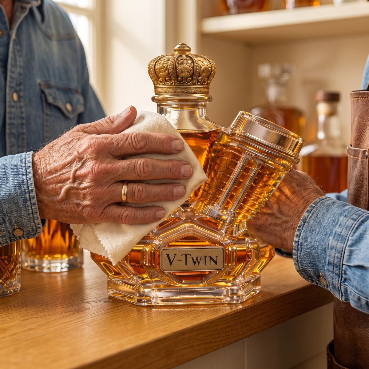 Whiskey Decanter – V-Twin Engine