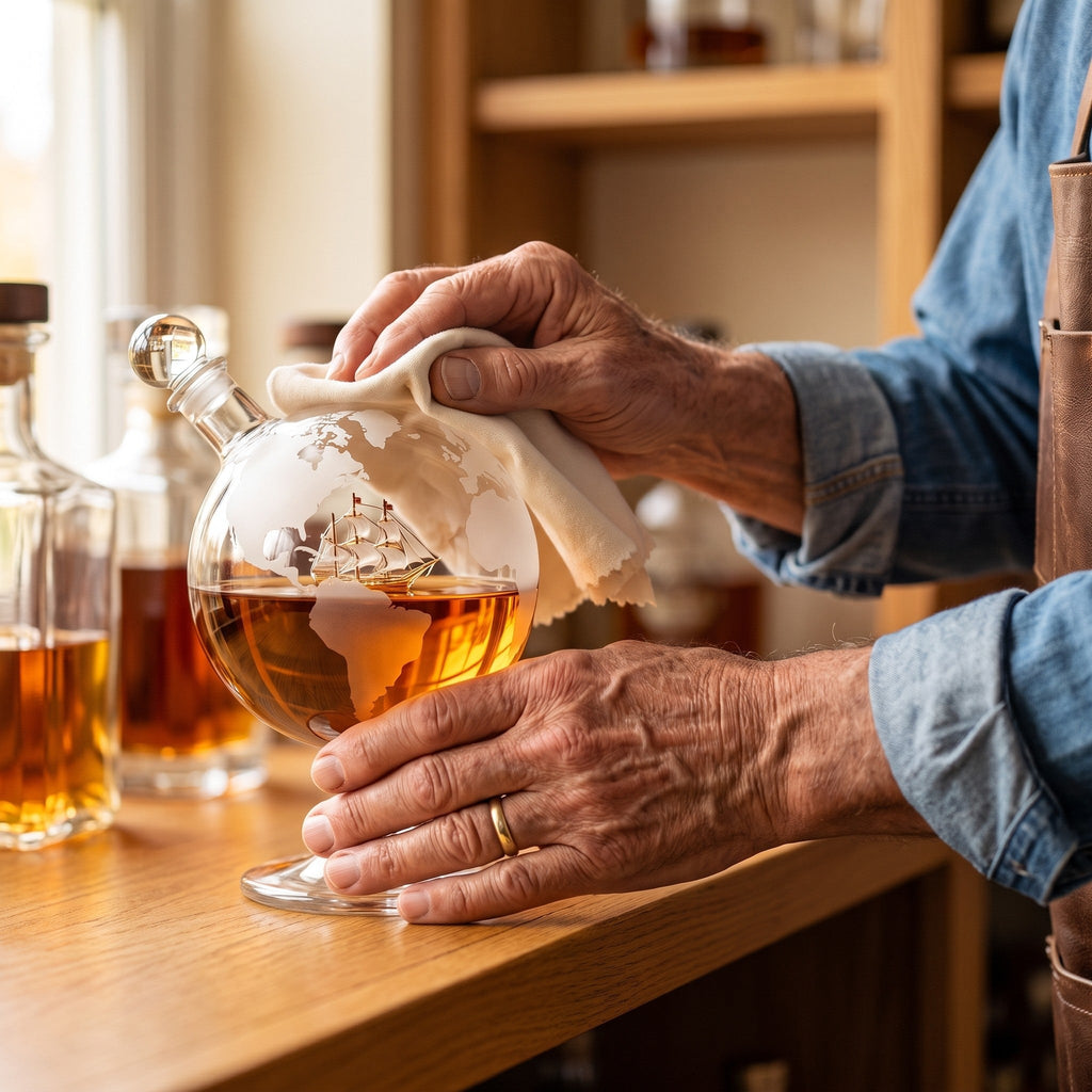 Whiskey Decanter – World Globe