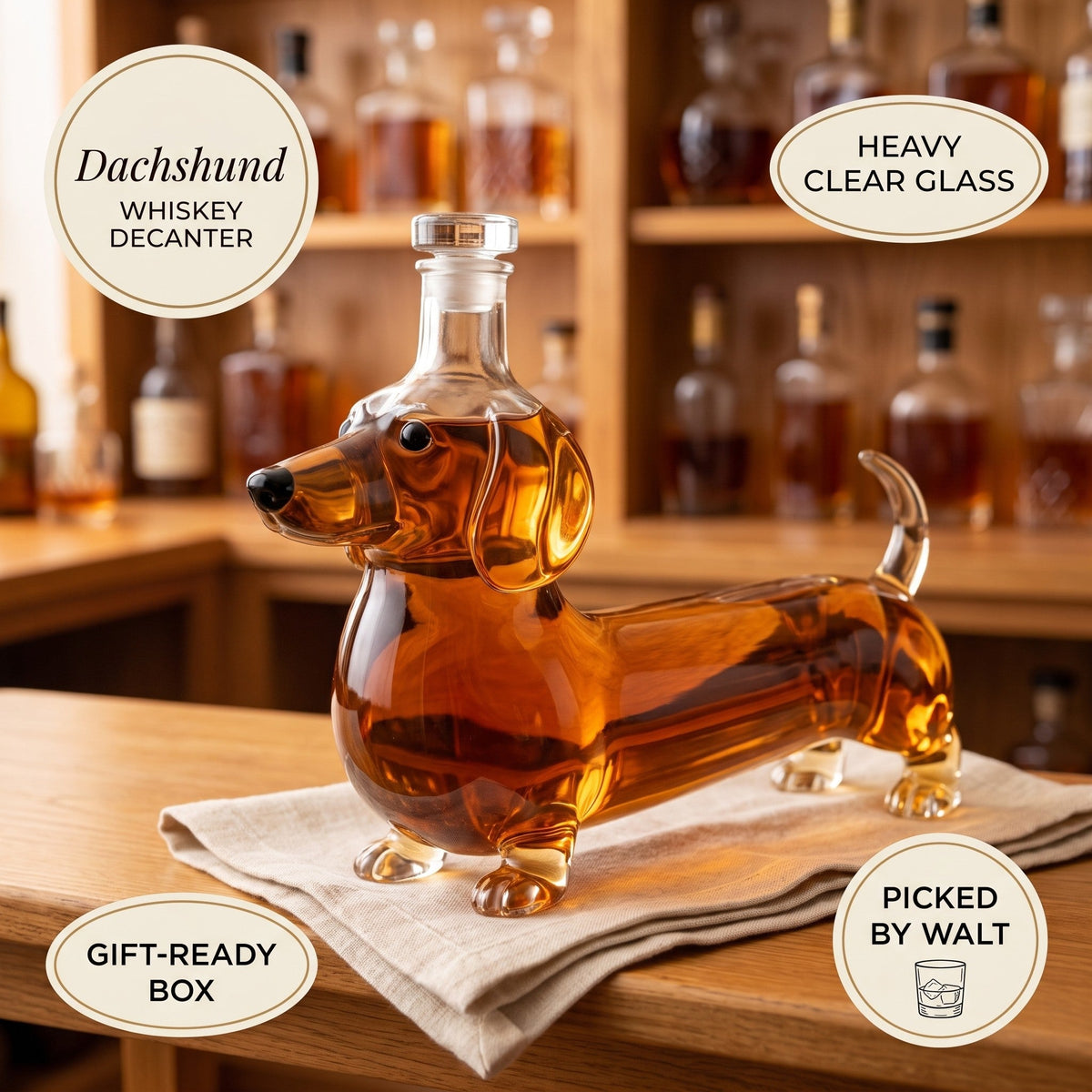 Whiskey Decanter – Dachshund