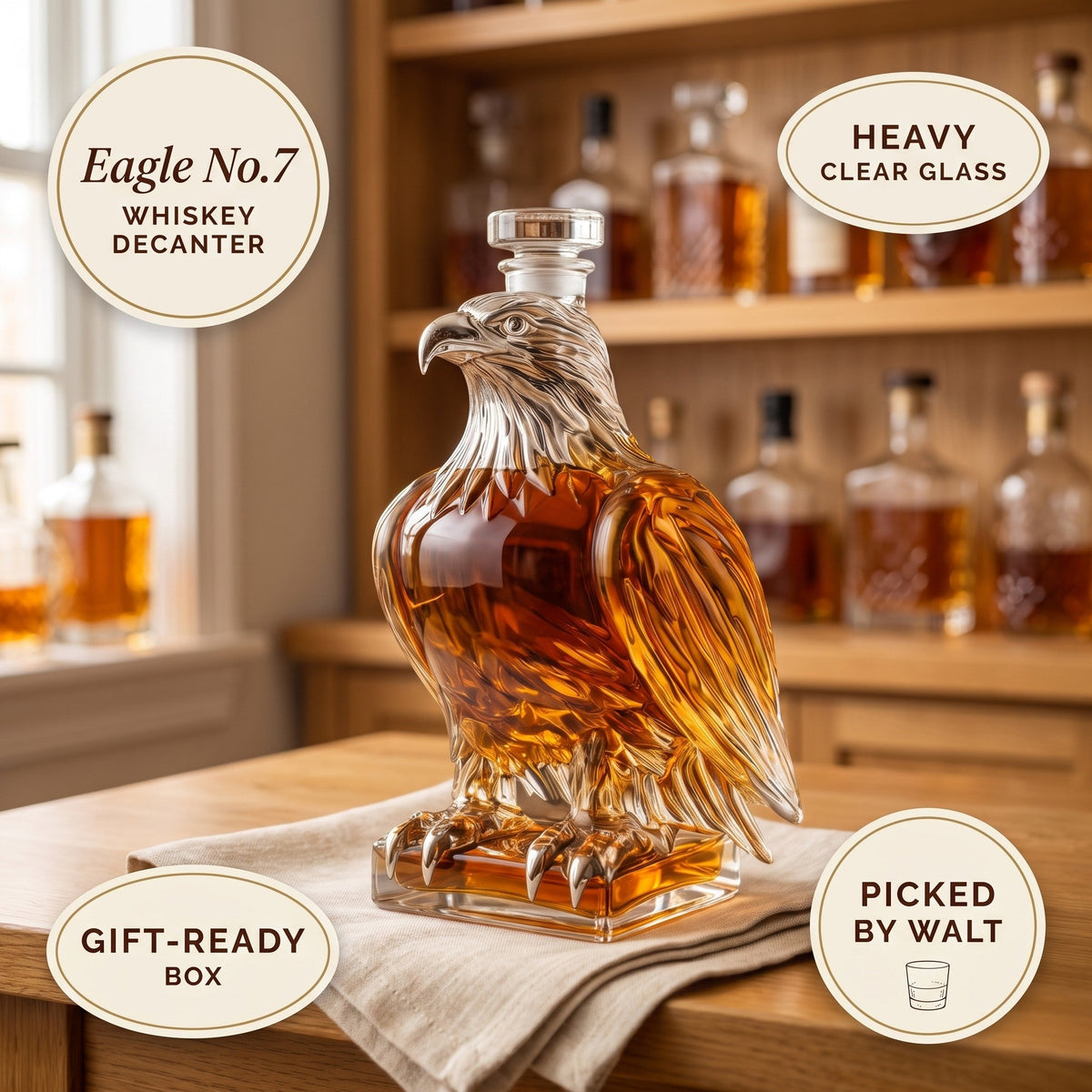 Whiskey Decanter – Eagle No.7