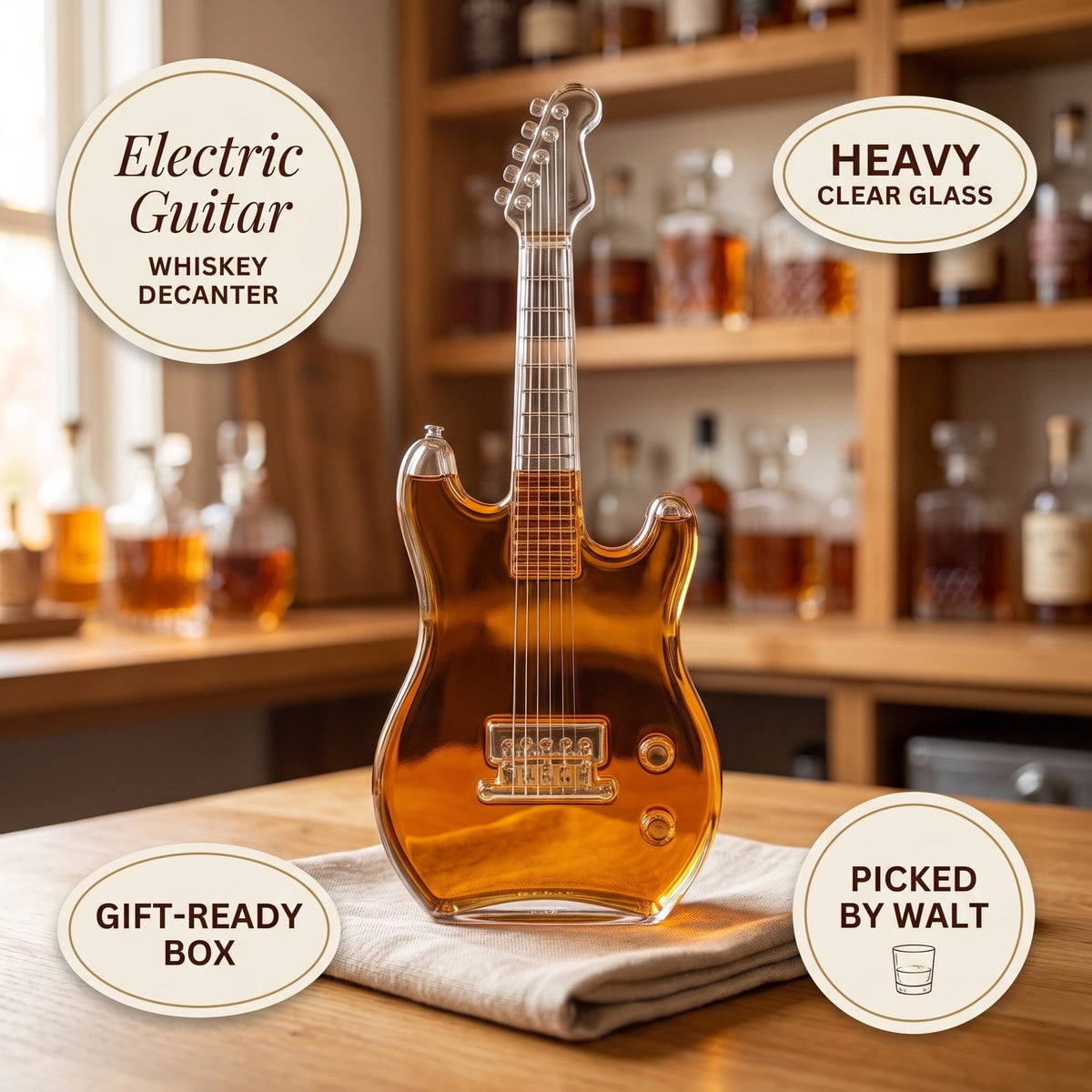 Whiskey Decanter – Electric Guitar