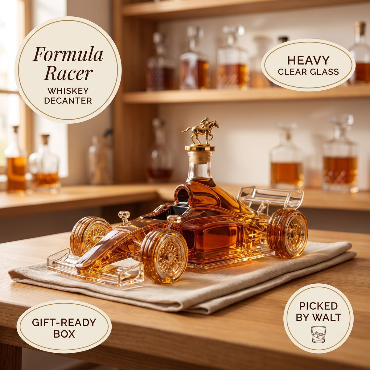 Whiskey Decanter – Formula Racer