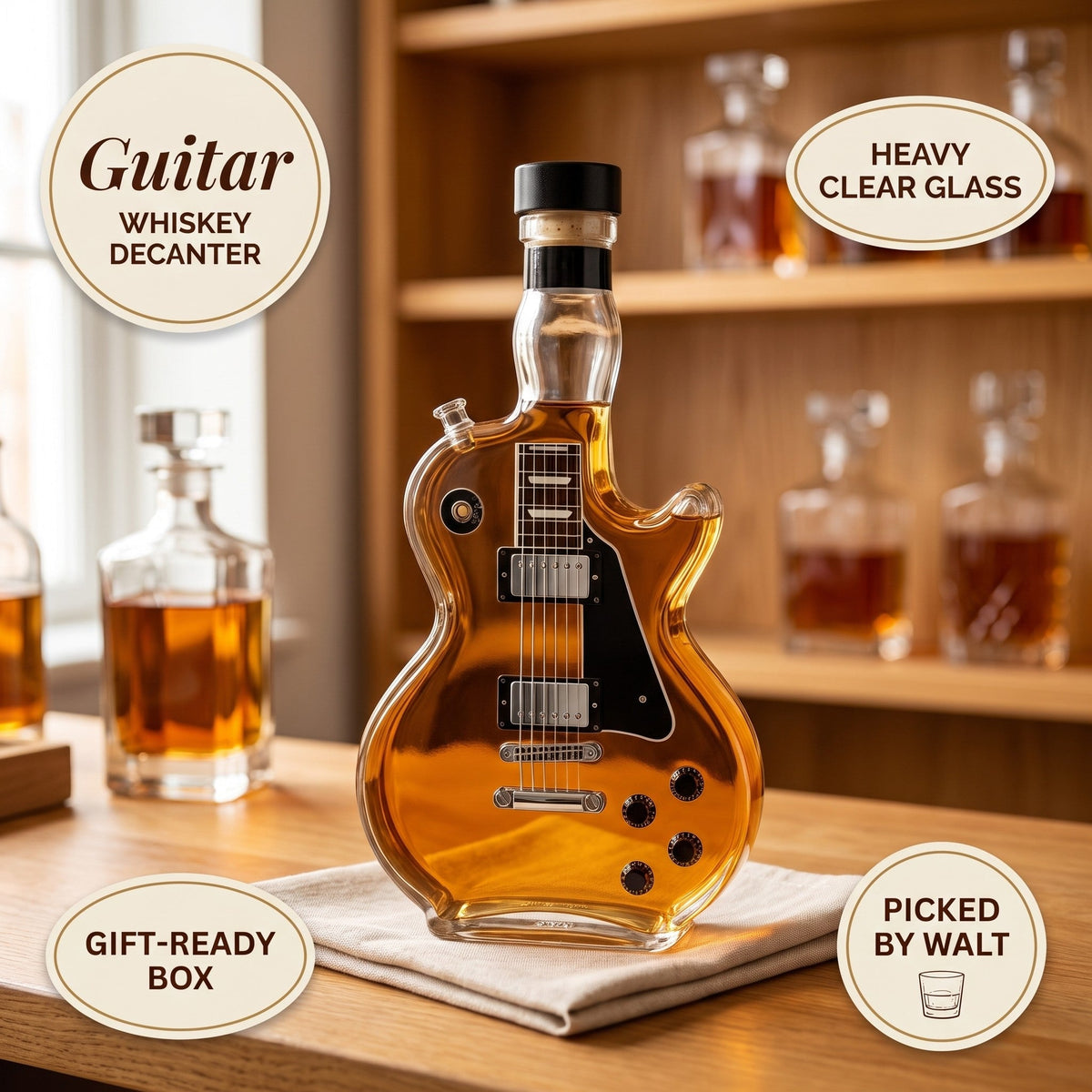 Whiskey Decanter – Guitar