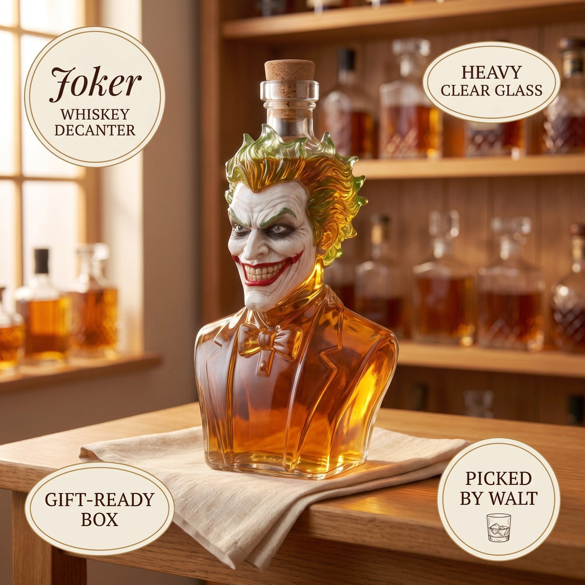 Whiskey Decanter – Joker