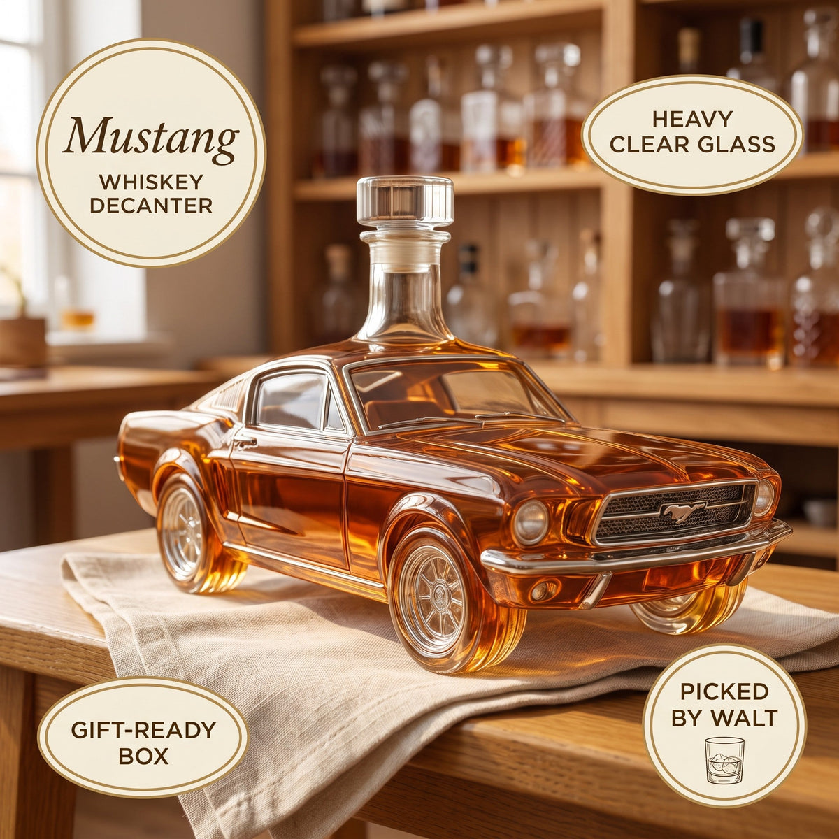 Whiskey Decanter – Mustang